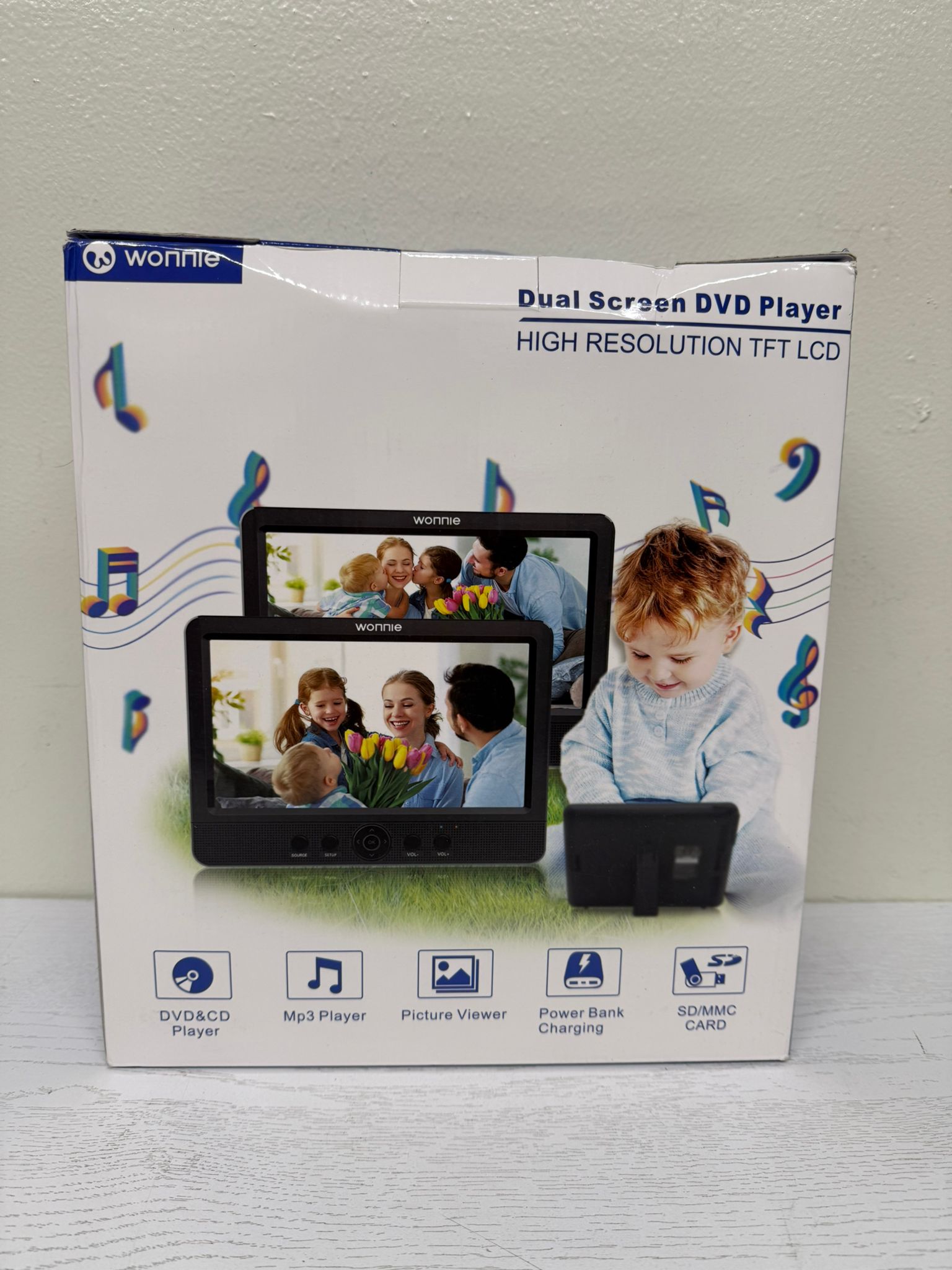 WONNIE 10.5" Two Car DVD Players (Open Box)