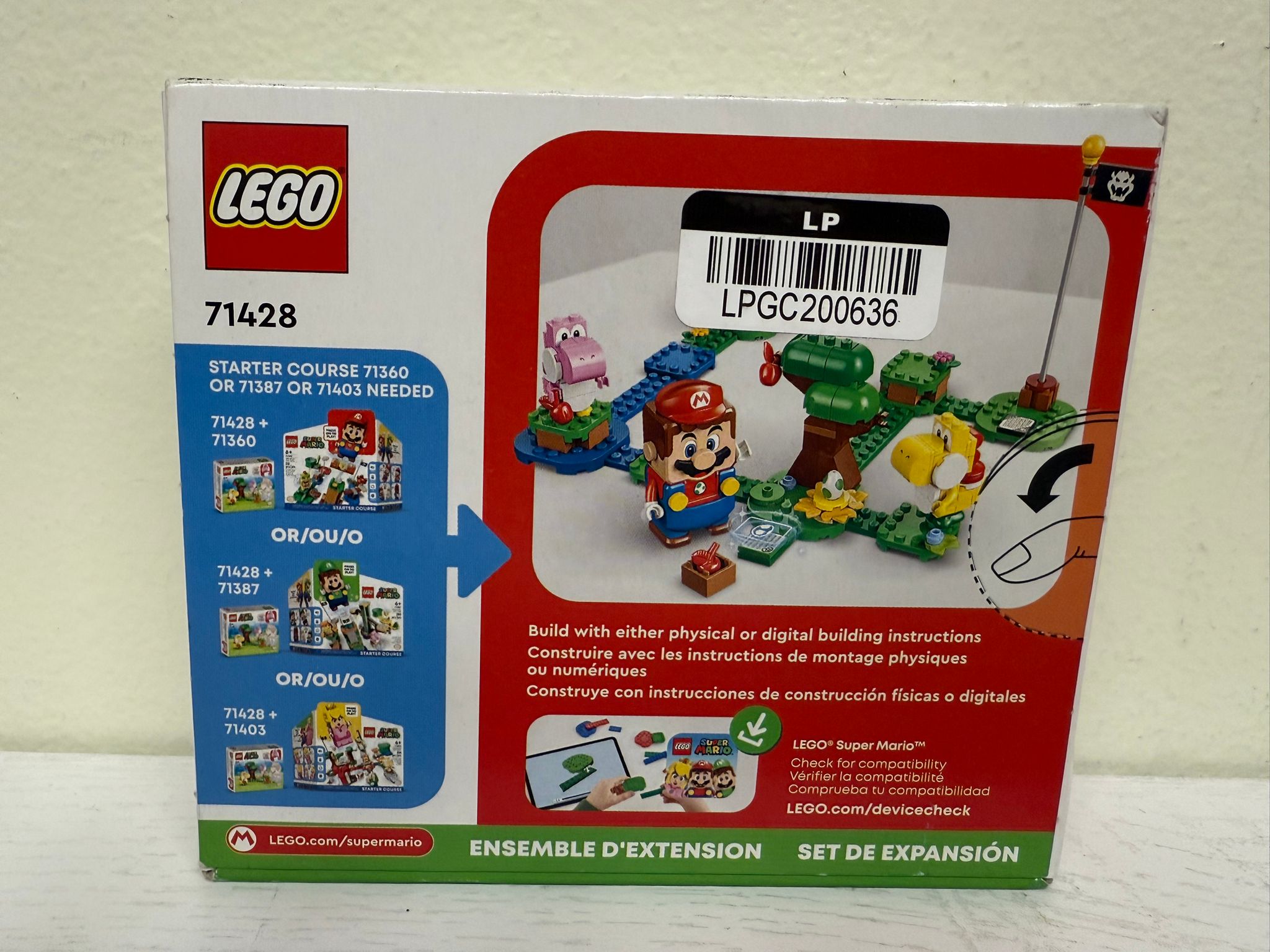 LEGO Super Mario Yoshis’ Egg-cellent Forest Expansion Set (71428) (Brand New)