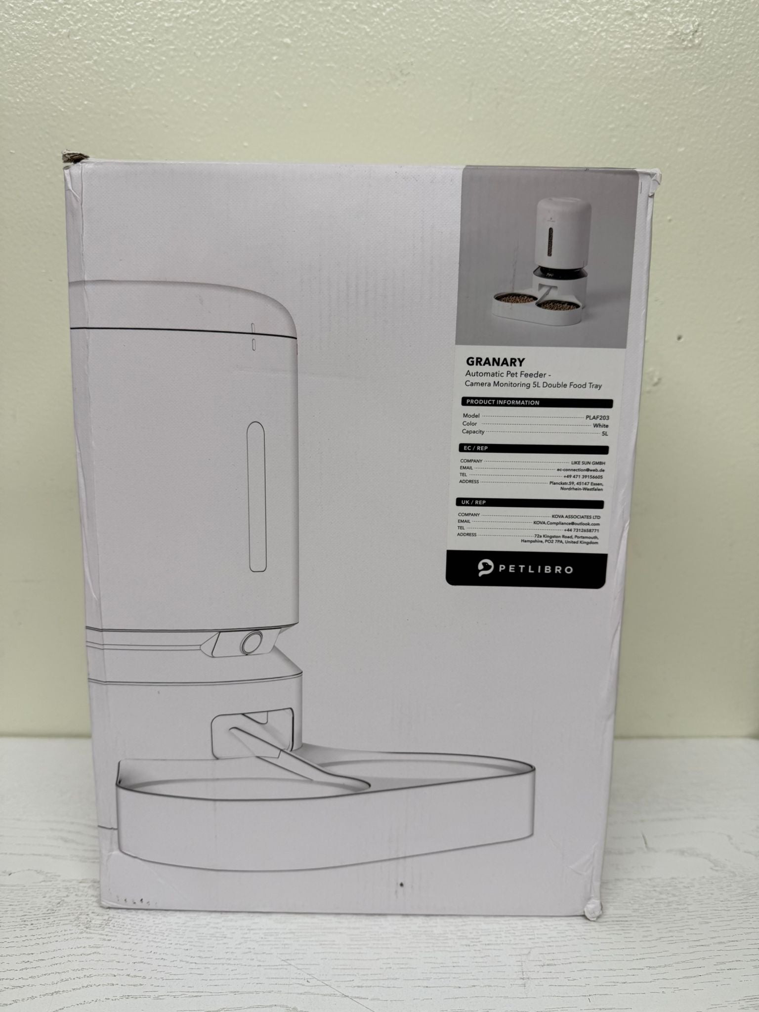 PETLIBRO Automatic Cat Feeder with Camera (Open Box)