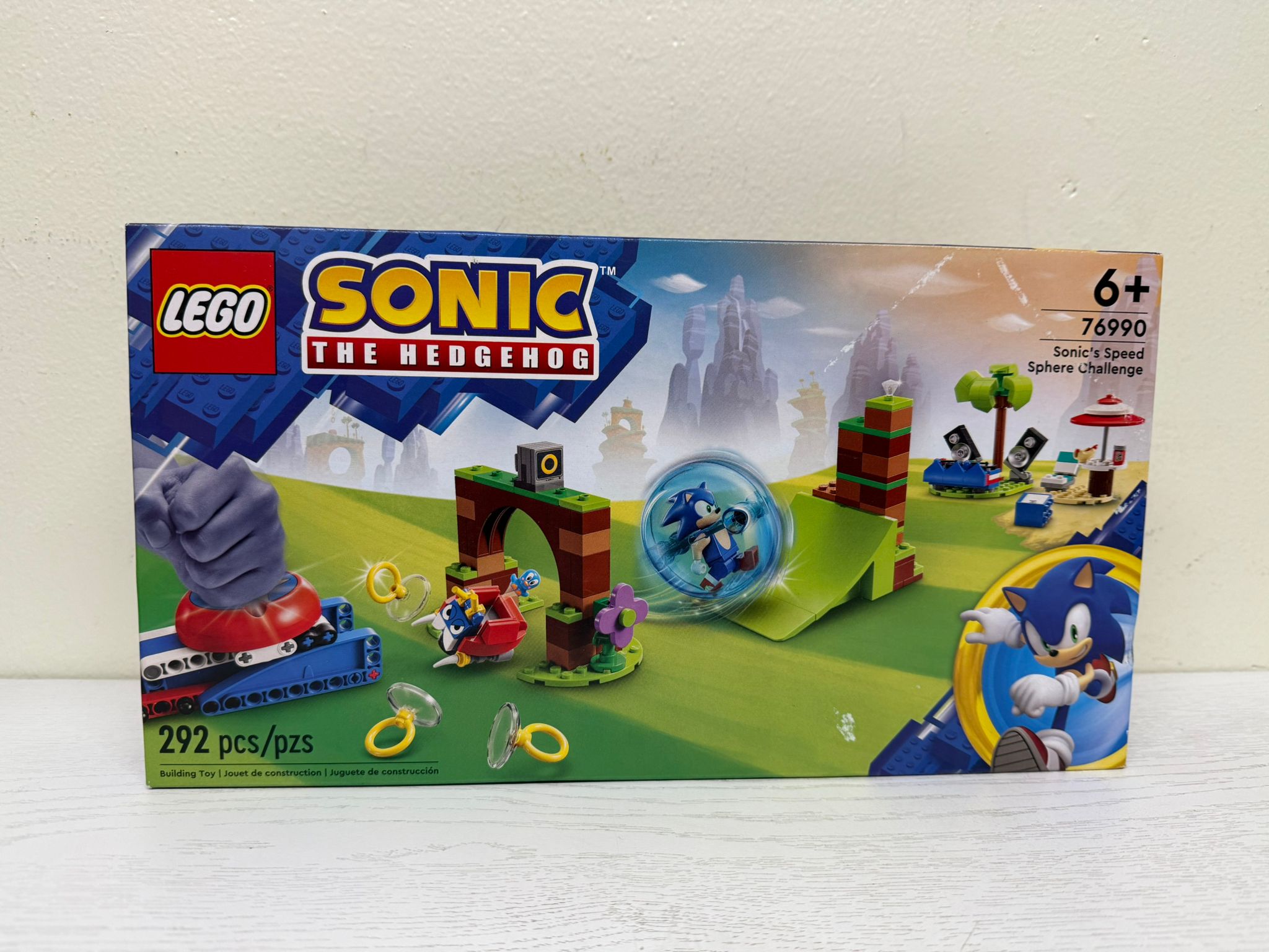 LEGO Sonic The Hedgehog Sonic’s Speed Sphere Challenge 76990 Building Toy Set (Brand New)