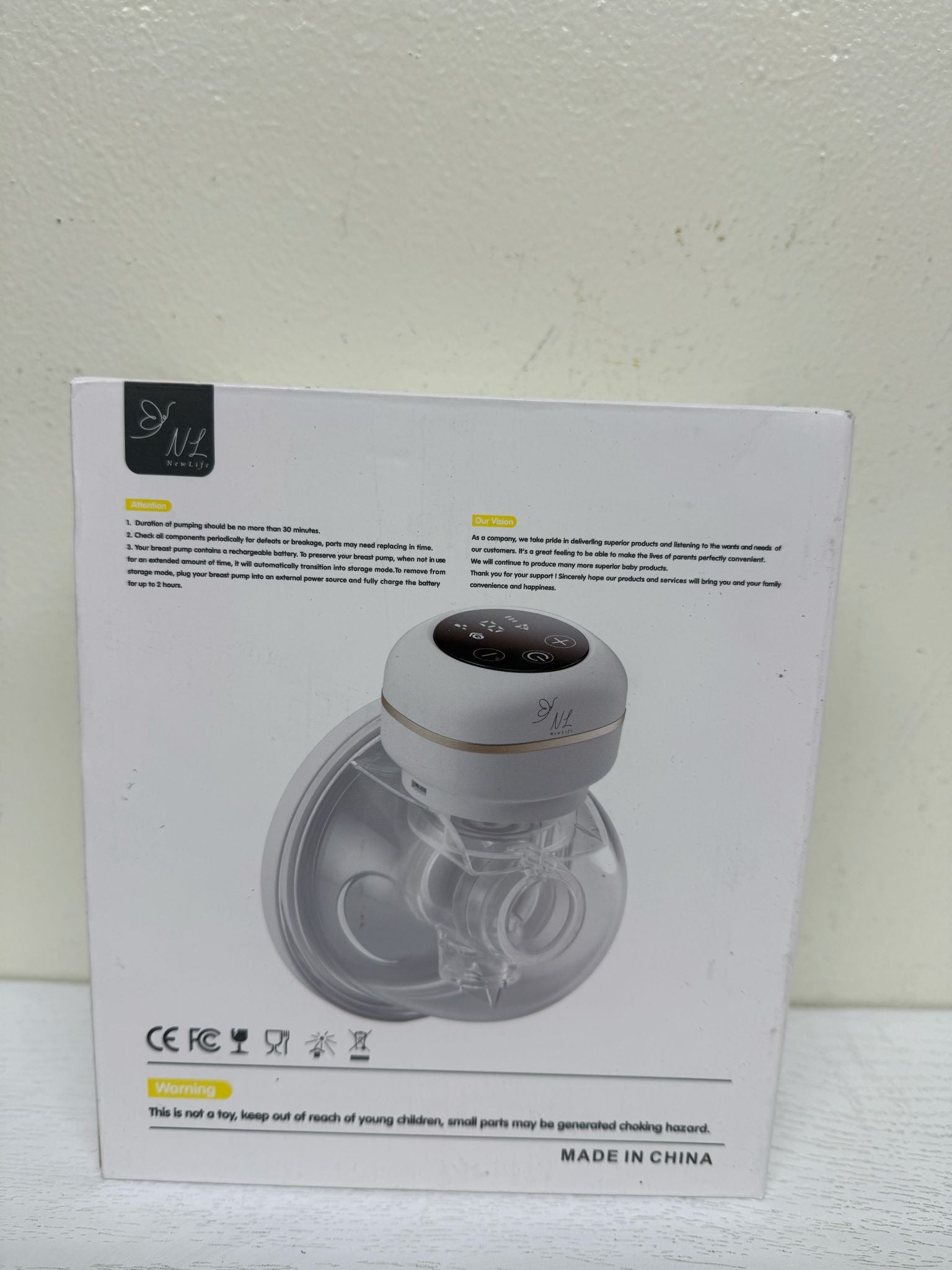 NewLife Wearable Breast Pump (Open Box)