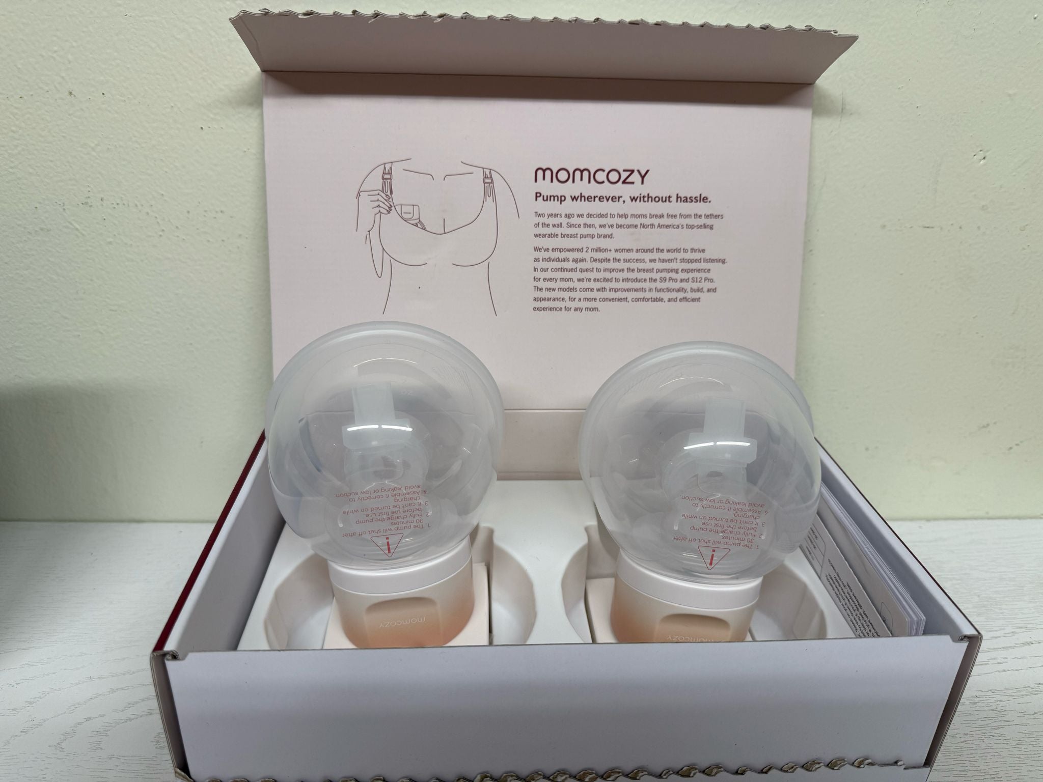 Momcozy S12 Pro Hands-Free Breast Pump (Brand New)