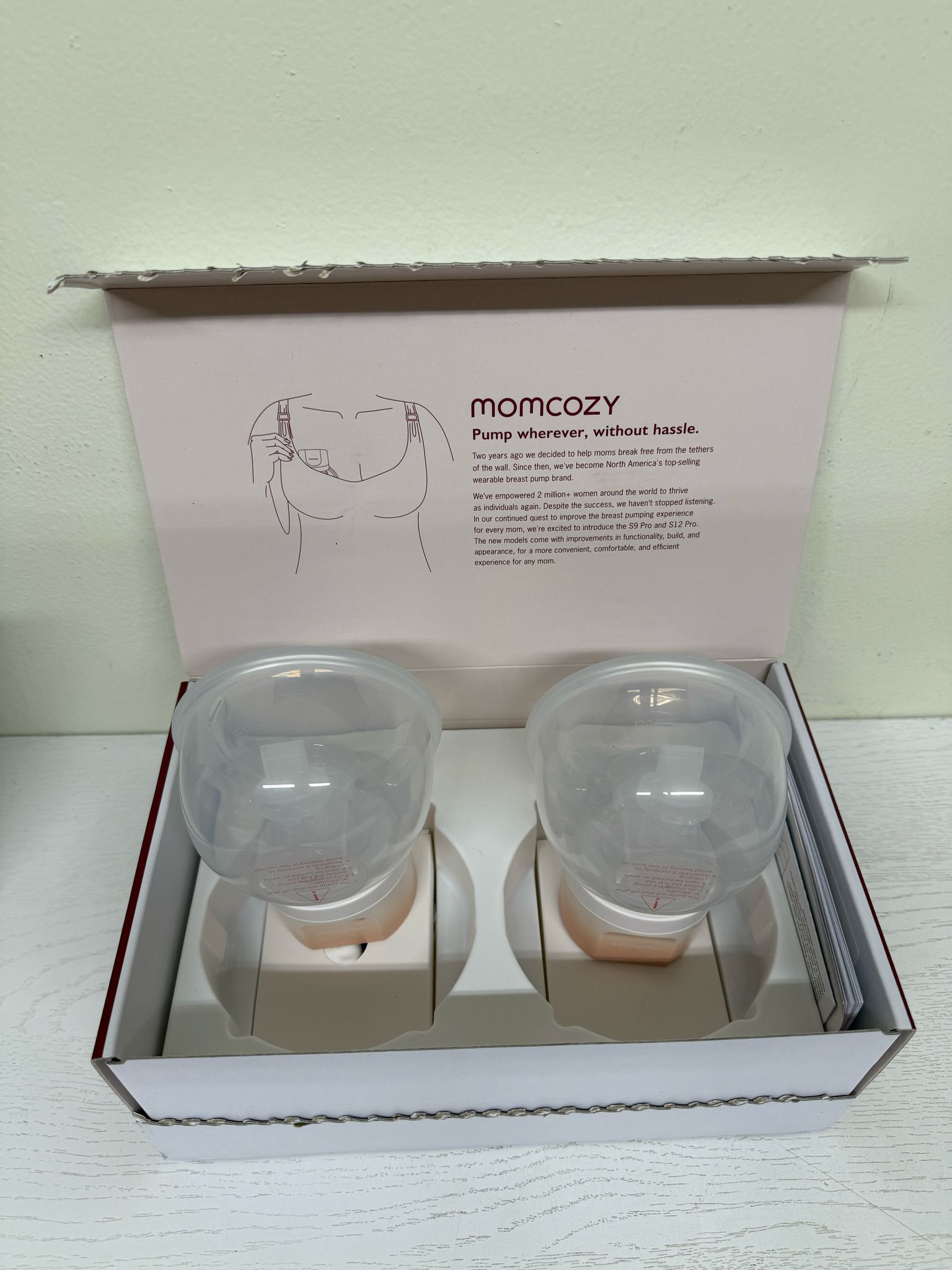 Momcozy S12 Pro Hands-Free Breast Pump (Brand New)