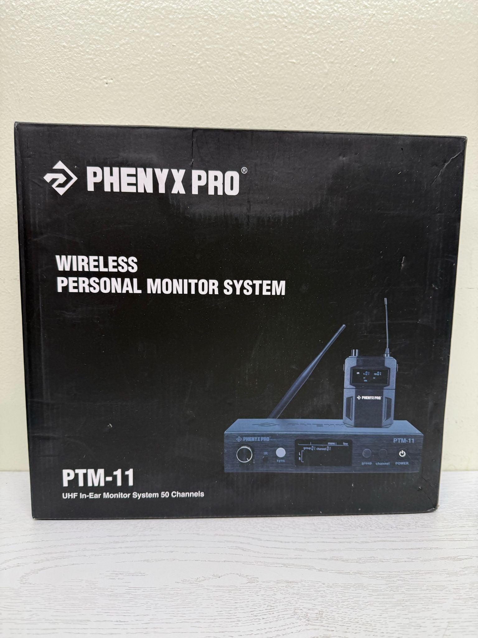 Phenyx Pro UHF Mono Wireless In-Ear Monitor System (PTM-11) (Open Box)