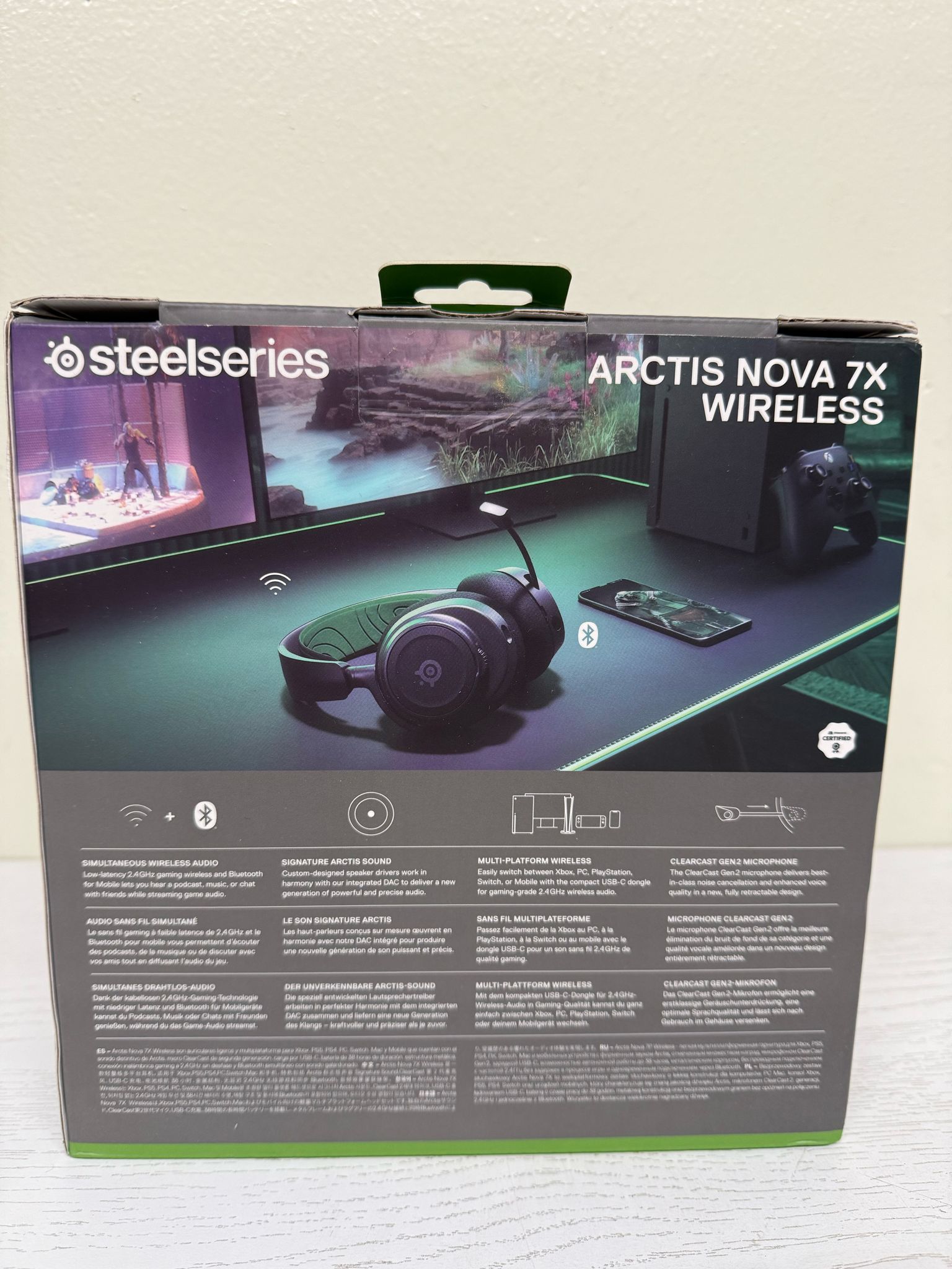 SteelSeries Arctis Nova 7X Wireless Multi-Platform Gaming Headset (Brand New)