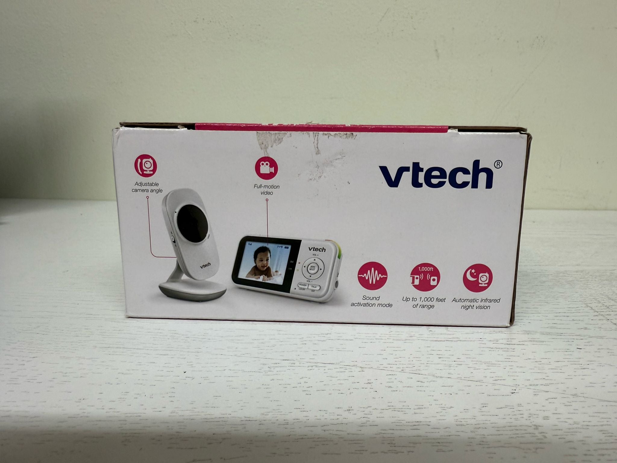 VTech VM819 Baby Monitor with Camera and Audio (Lighty Used)