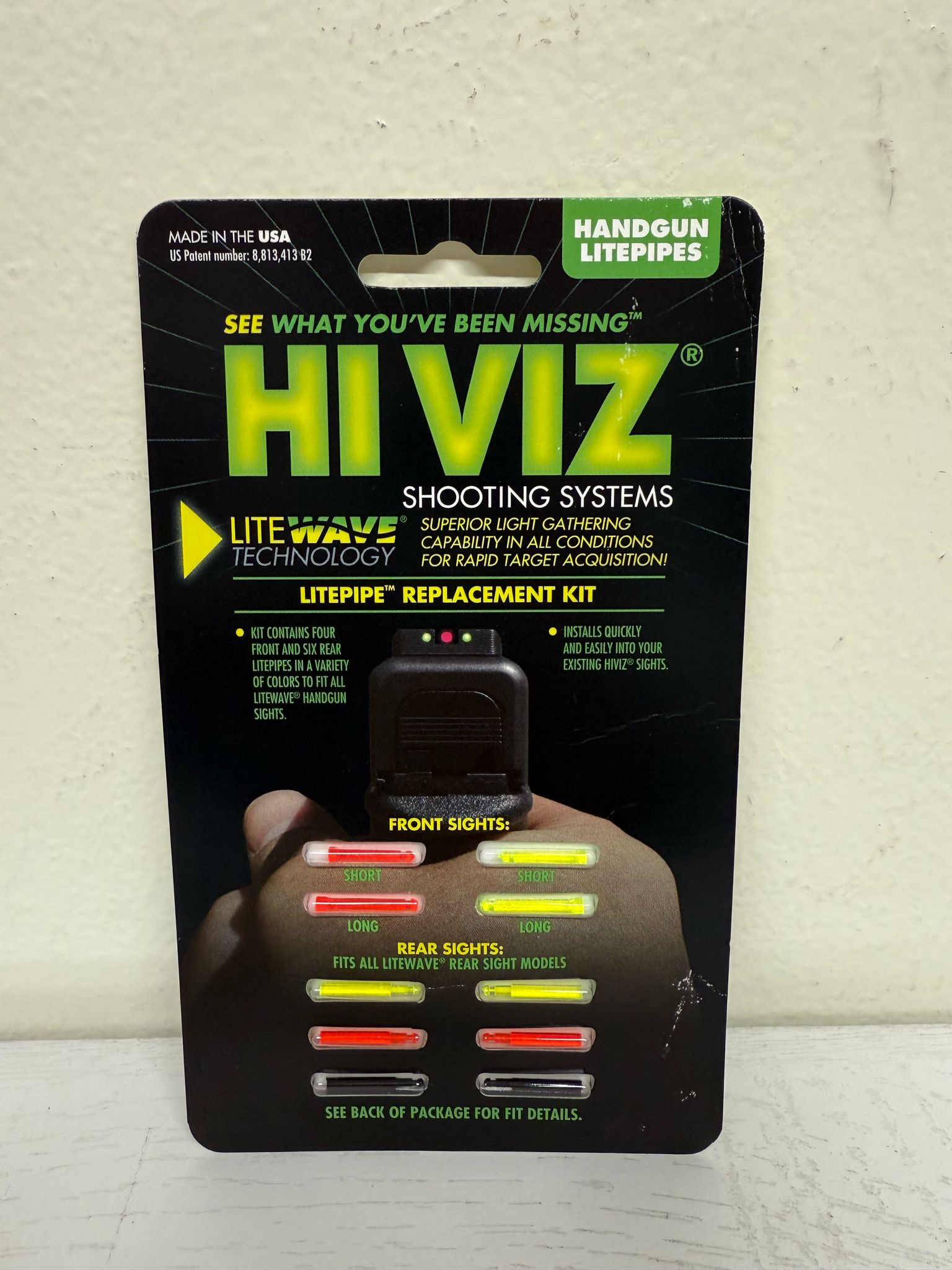 HiViz Litewave Handgun Replacement LitePipe Set (Brand New)