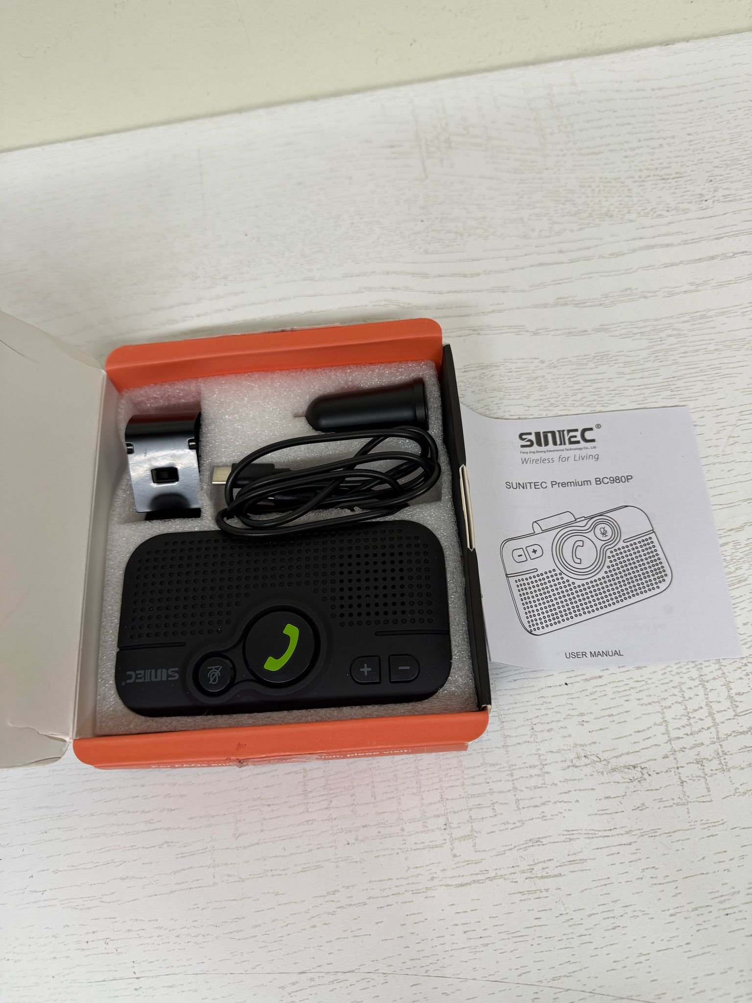 Bluetooth Car Speaker for Cell Phones (Lightly Used)