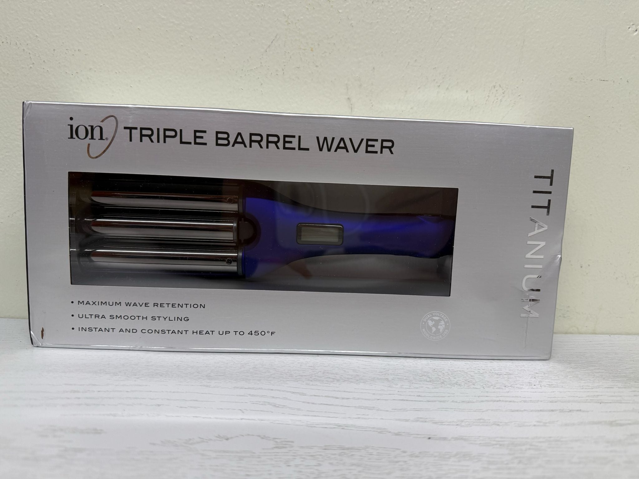 Ion Titanium Triple Barrel Waver (Brand New)