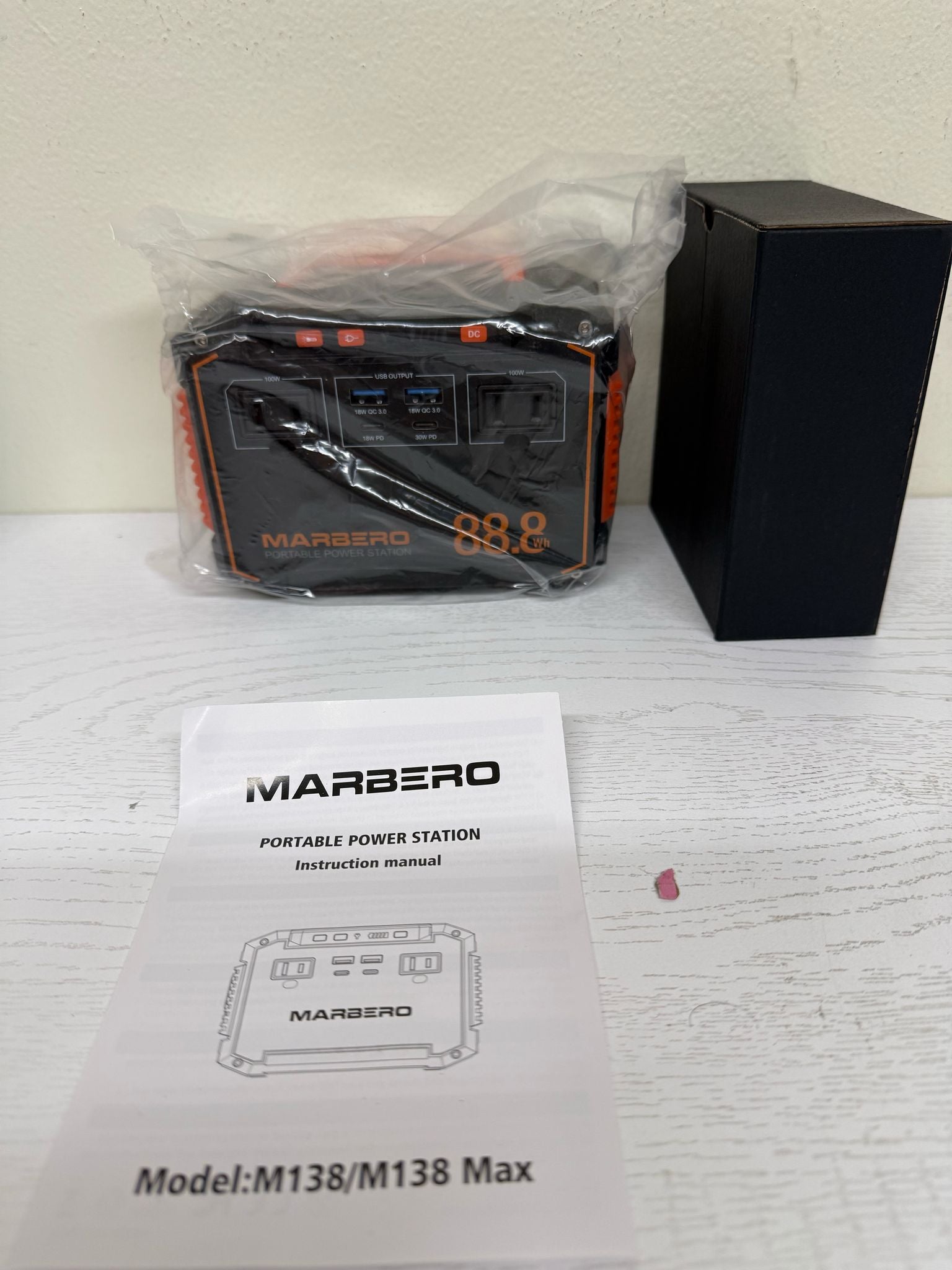 MARBERO Portable Power Station 88.8Wh (Brand New)