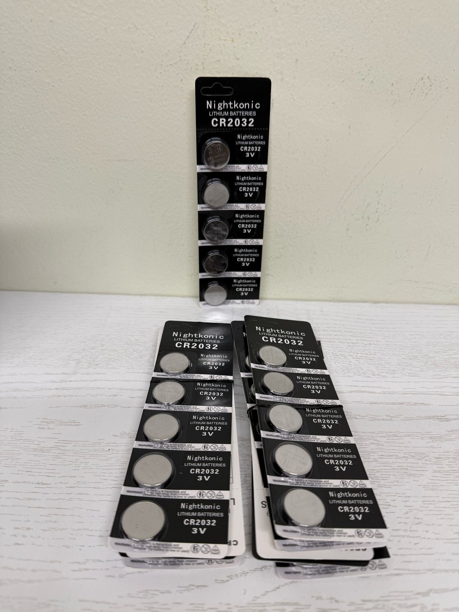 50 Pcs Pack - CR2032 3V Lithium Button Cell Coin Batteries (Brand New)