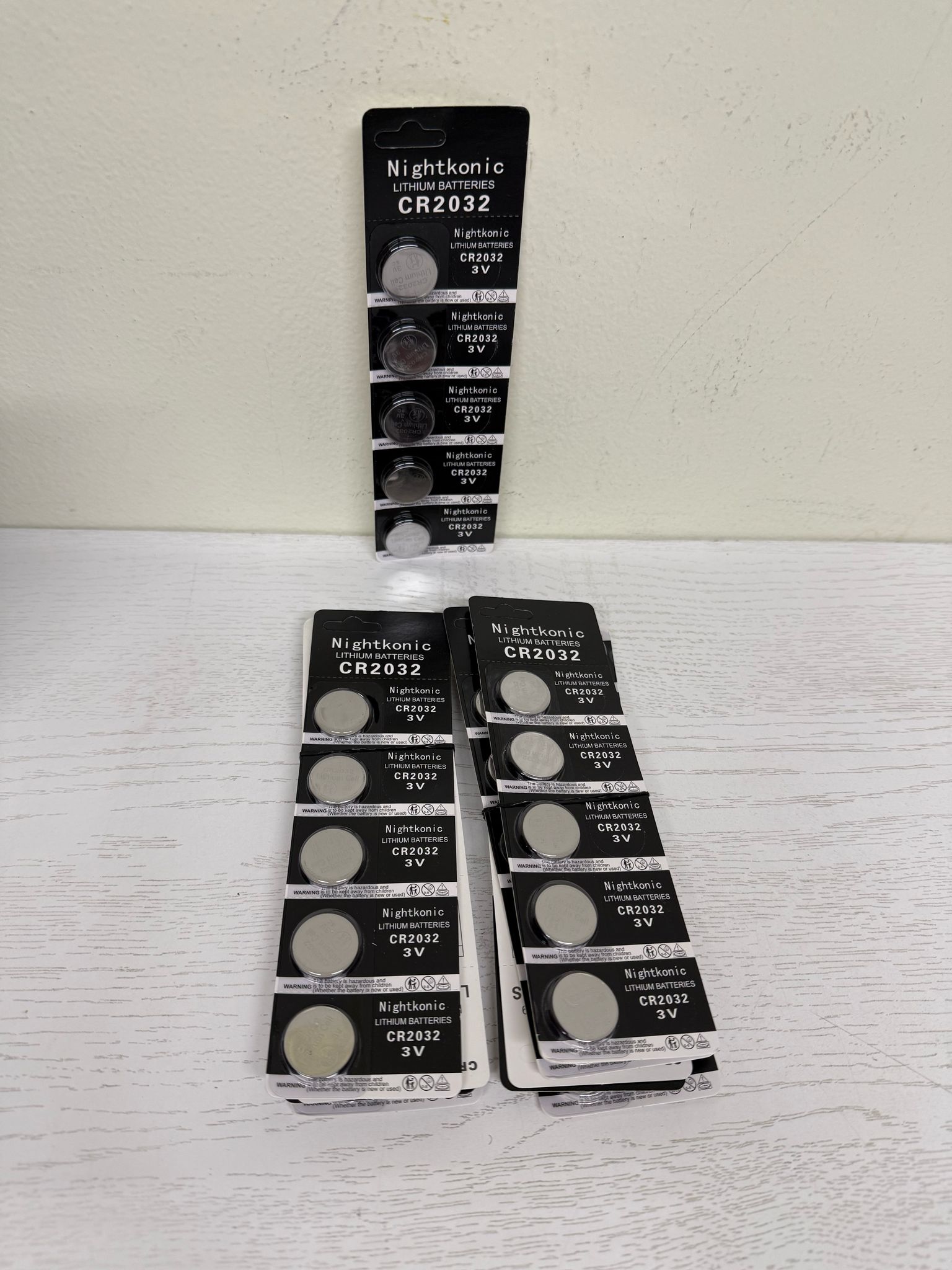 50 Pcs Pack - CR2032 3V Lithium Button Cell Coin Batteries (Brand New)