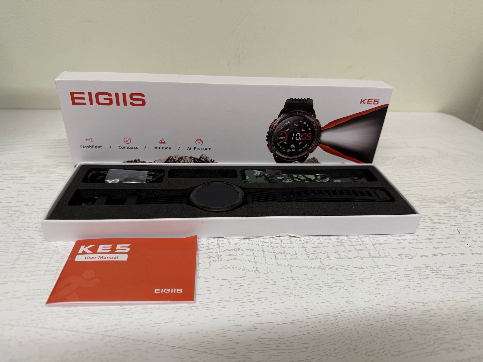 EIGIIS KE5 Military Smart Watch for Men (Brand New)