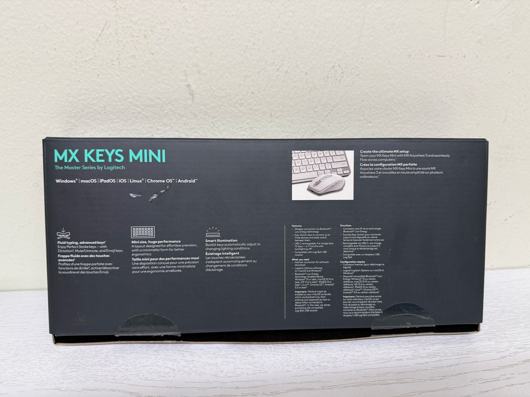 Logitech MX Keys Mini Minimalist Wireless Illuminated Keyboard (Brand New)