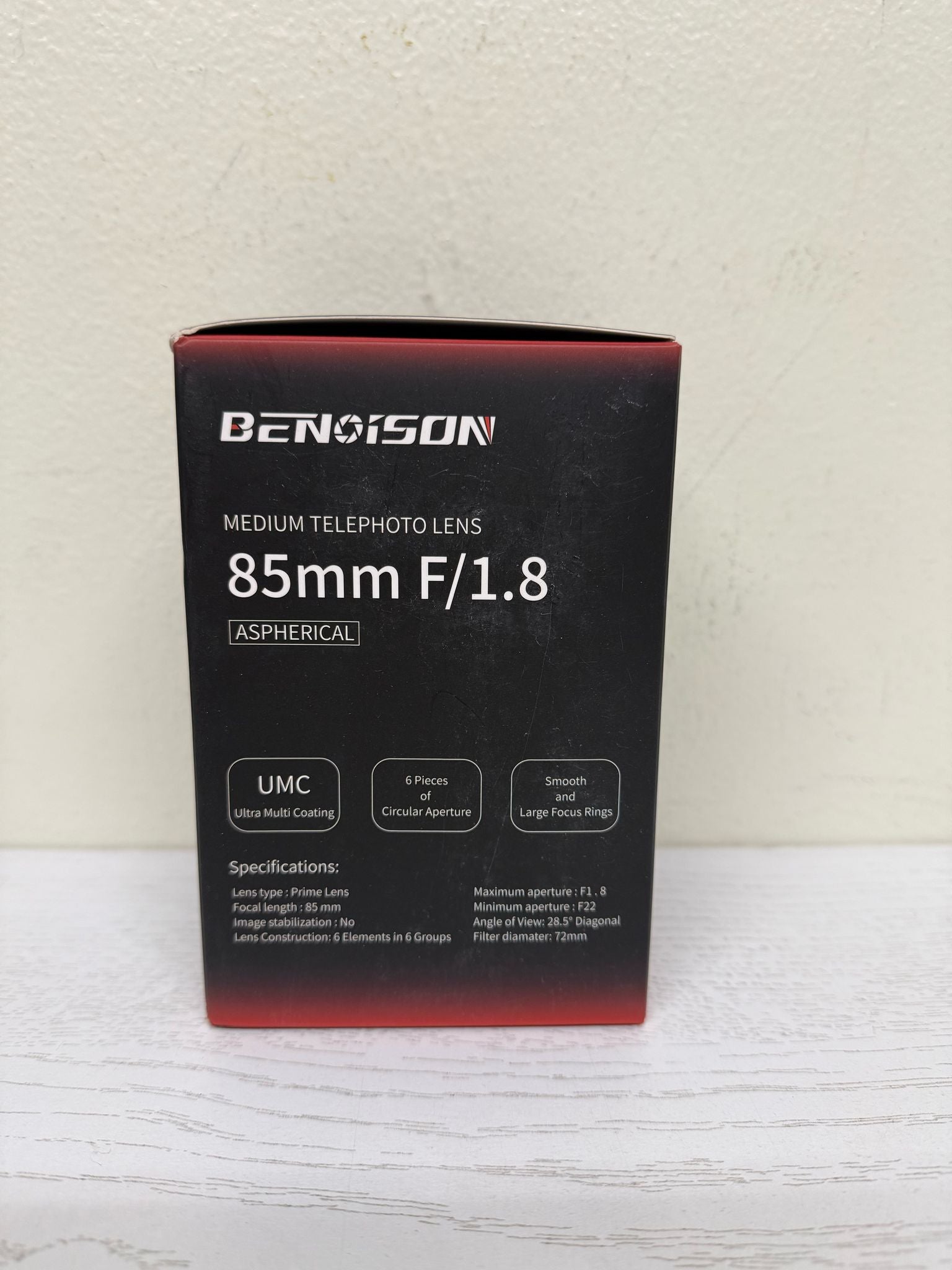 The Benison 85mm f/1.8 Medium Telephoto Lens