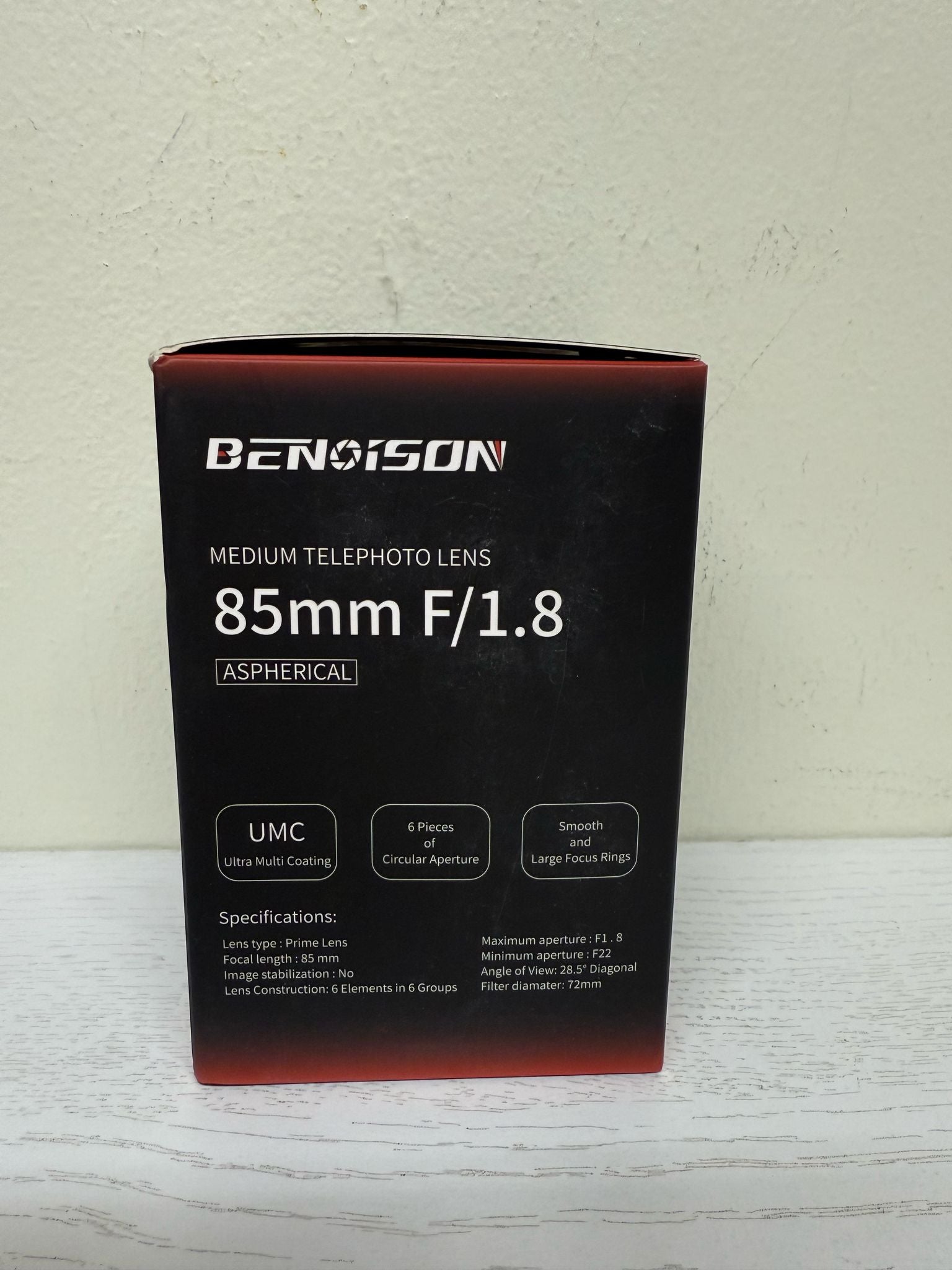 The Benison 85mm f/1.8 Medium Telephoto Lens