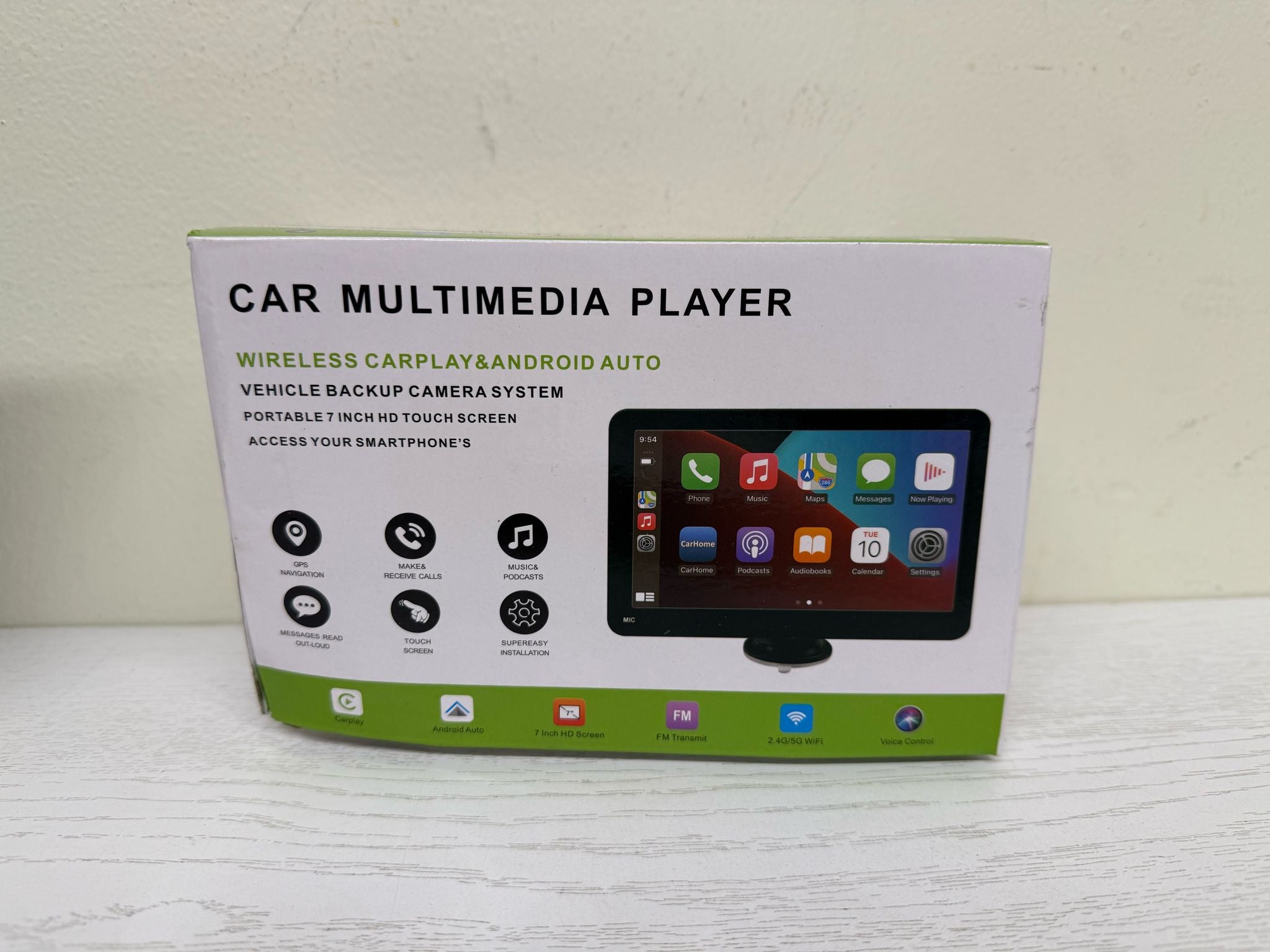 Car Multimedia Player with Wireless CarPlay and Android Auto (Brand New)