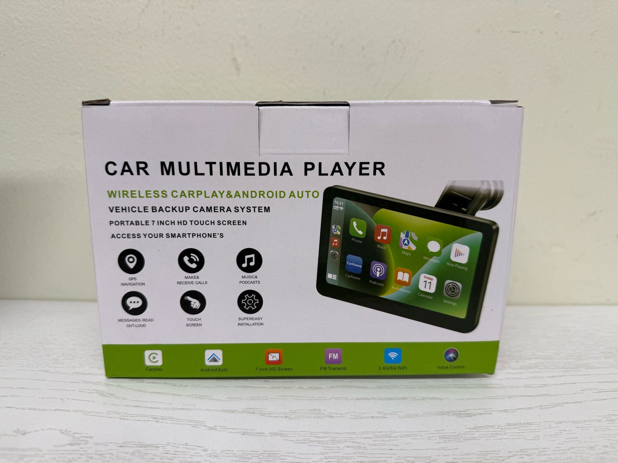 Car Multimedia Player with Wireless CarPlay and Android Auto (Brand New)