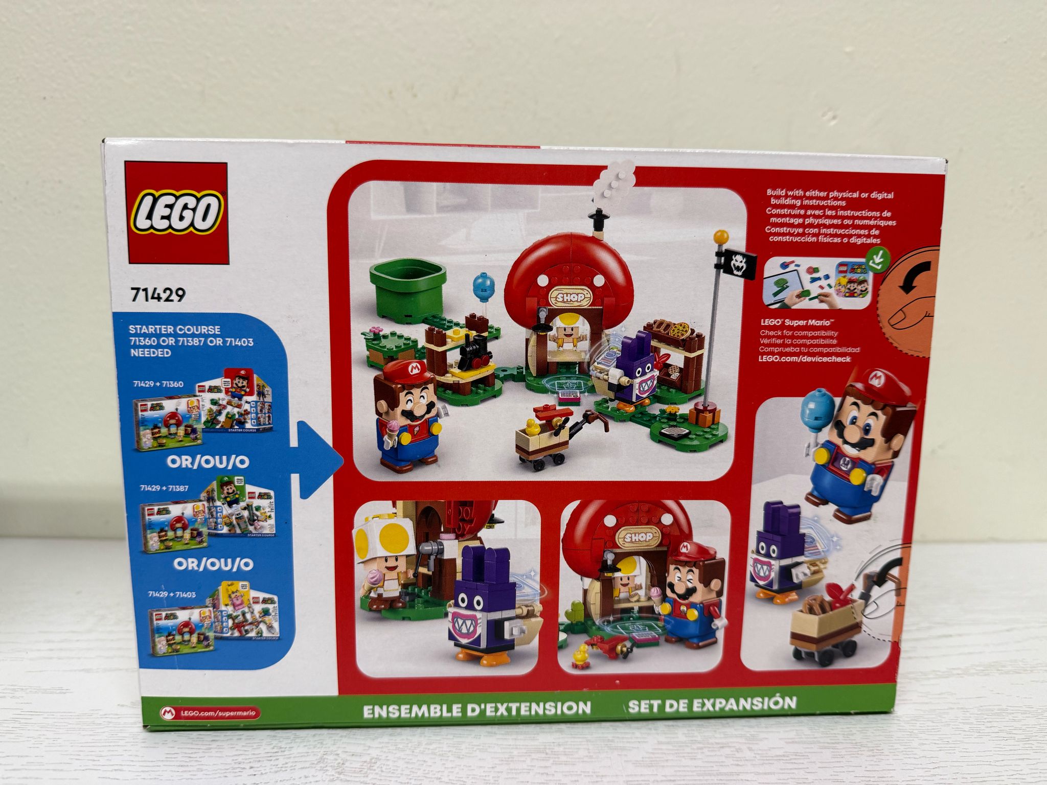 LEGO Super Mario Nabbit at Toad’s Shop Expansion Set (71429) (Brand New)