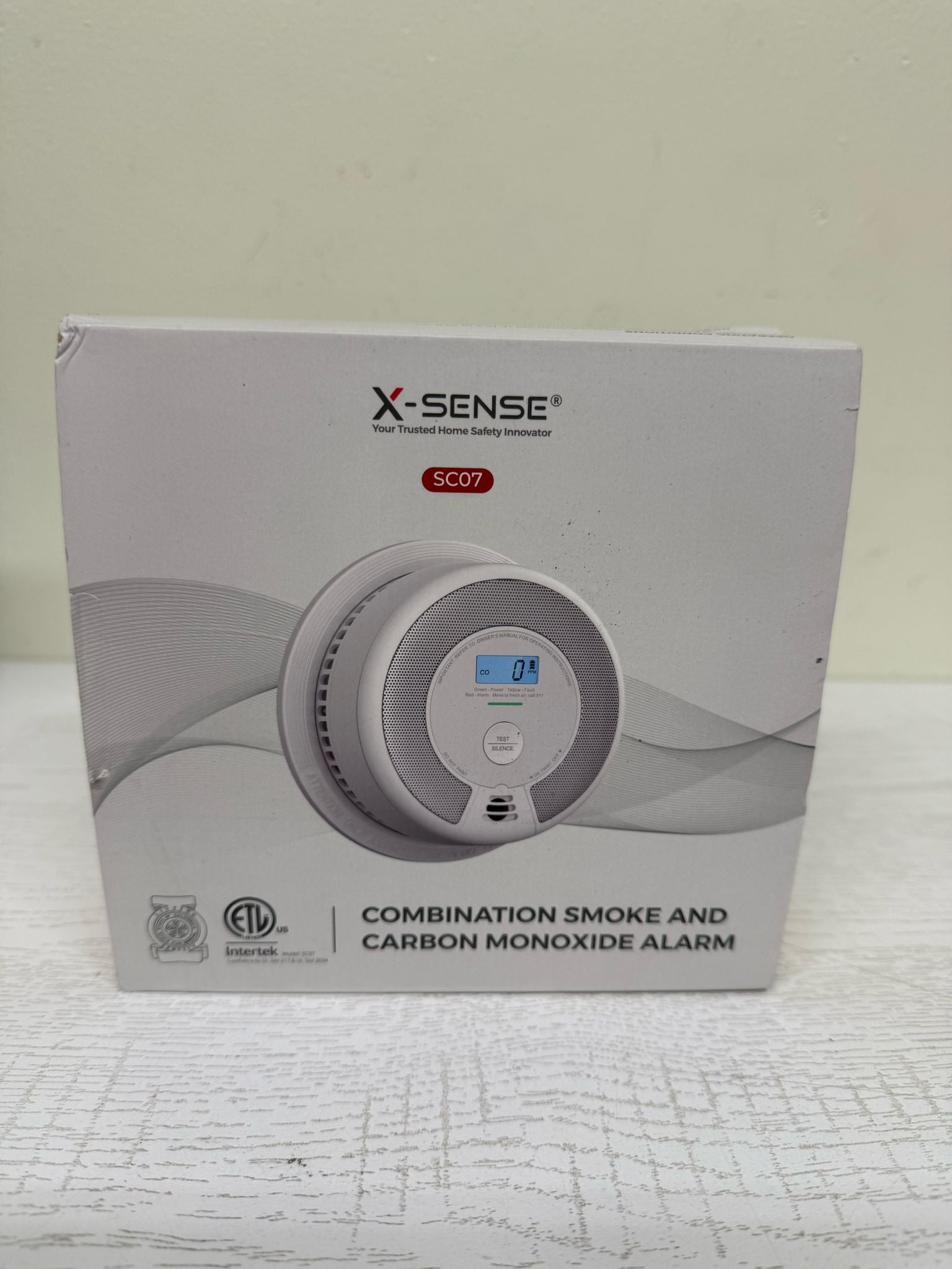 X-Sense 10-Year Battery Combination Smoke and Carbon Monoxide Alarm (Brand New)