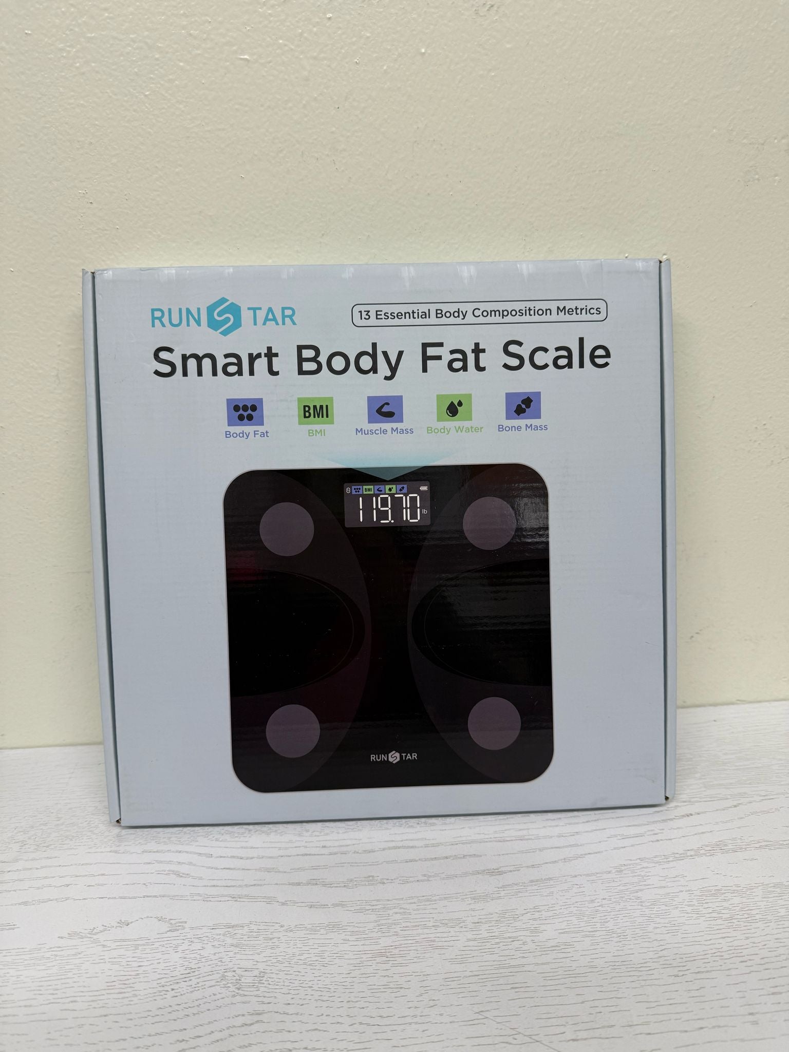 RunSTAR Smart Scale for Body Weight (Brand New)