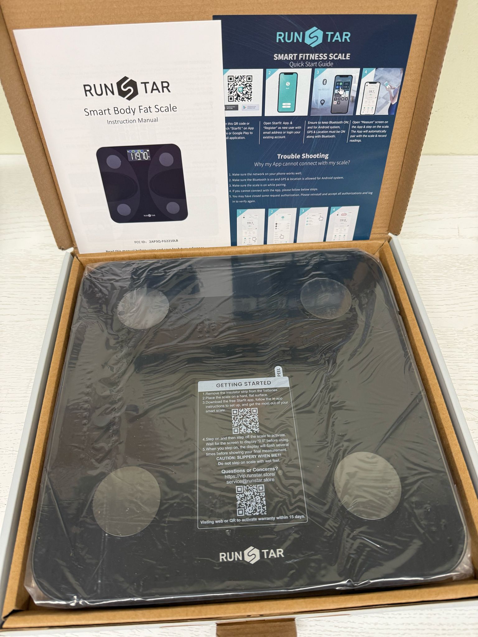 RunSTAR Smart Scale for Body Weight (Brand New)