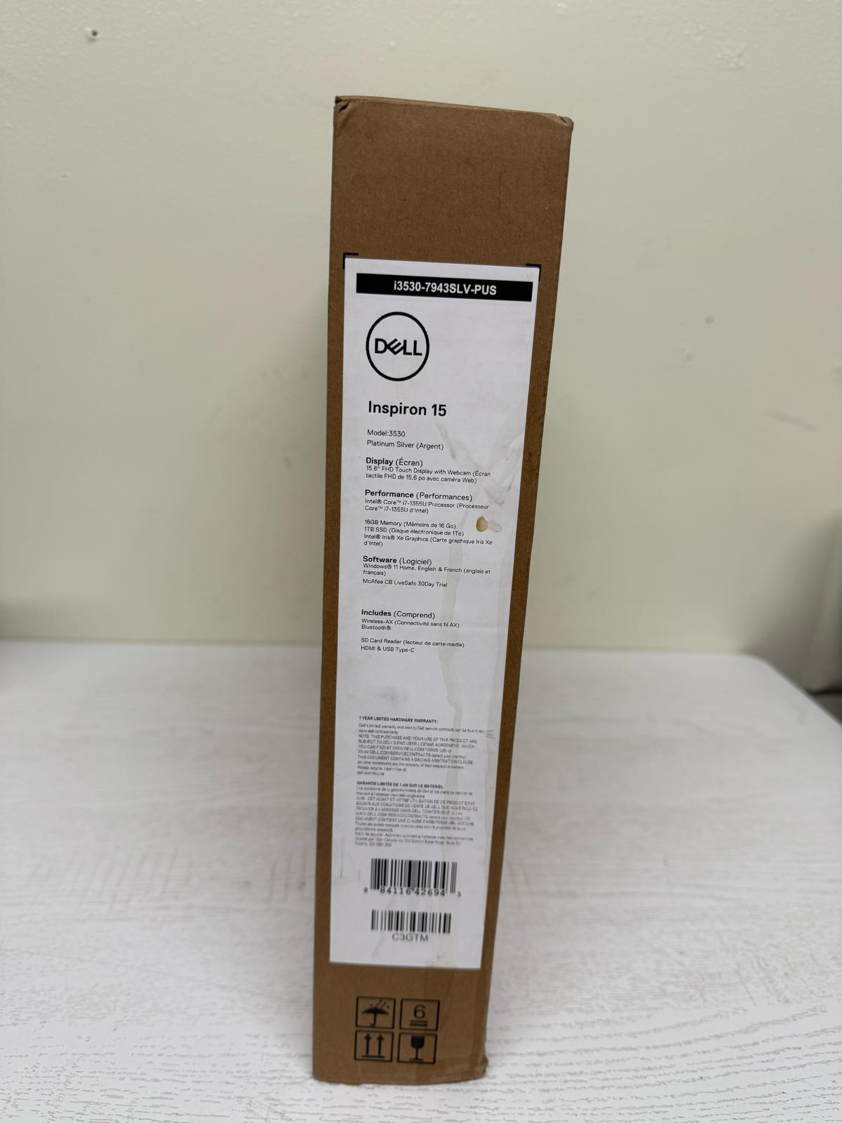 Dell Inspiron 3530 Laptop (Brand New)