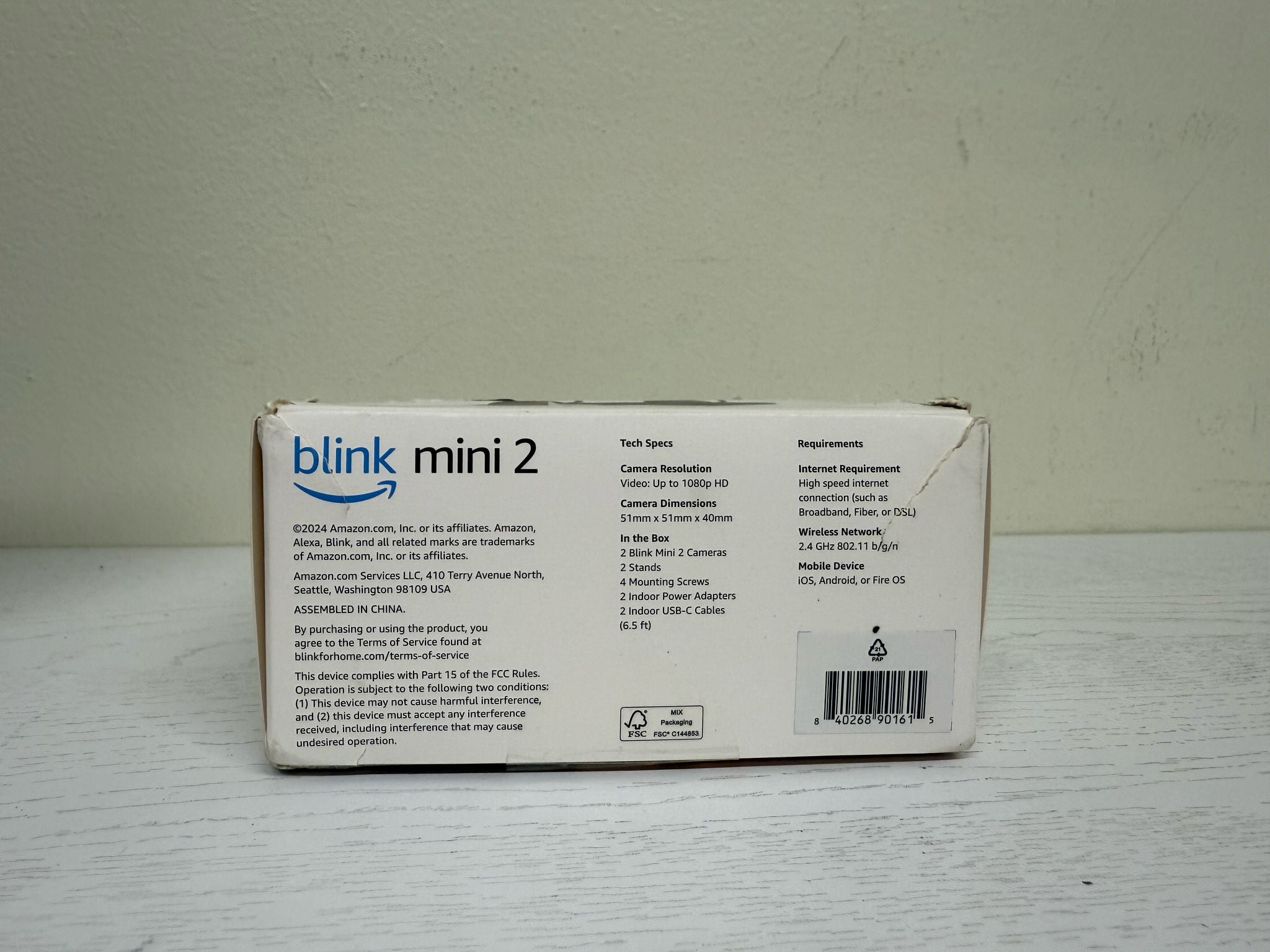 Blink Mini 2 (Newest Model) (Brand New)