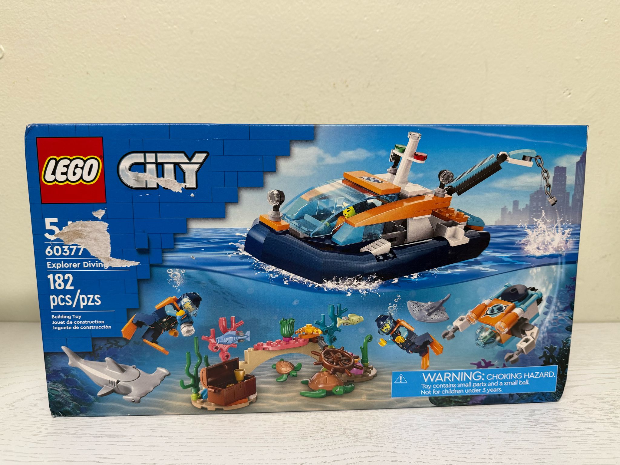 LEGO City Explorer Diving Boat (60377) (Brand New)