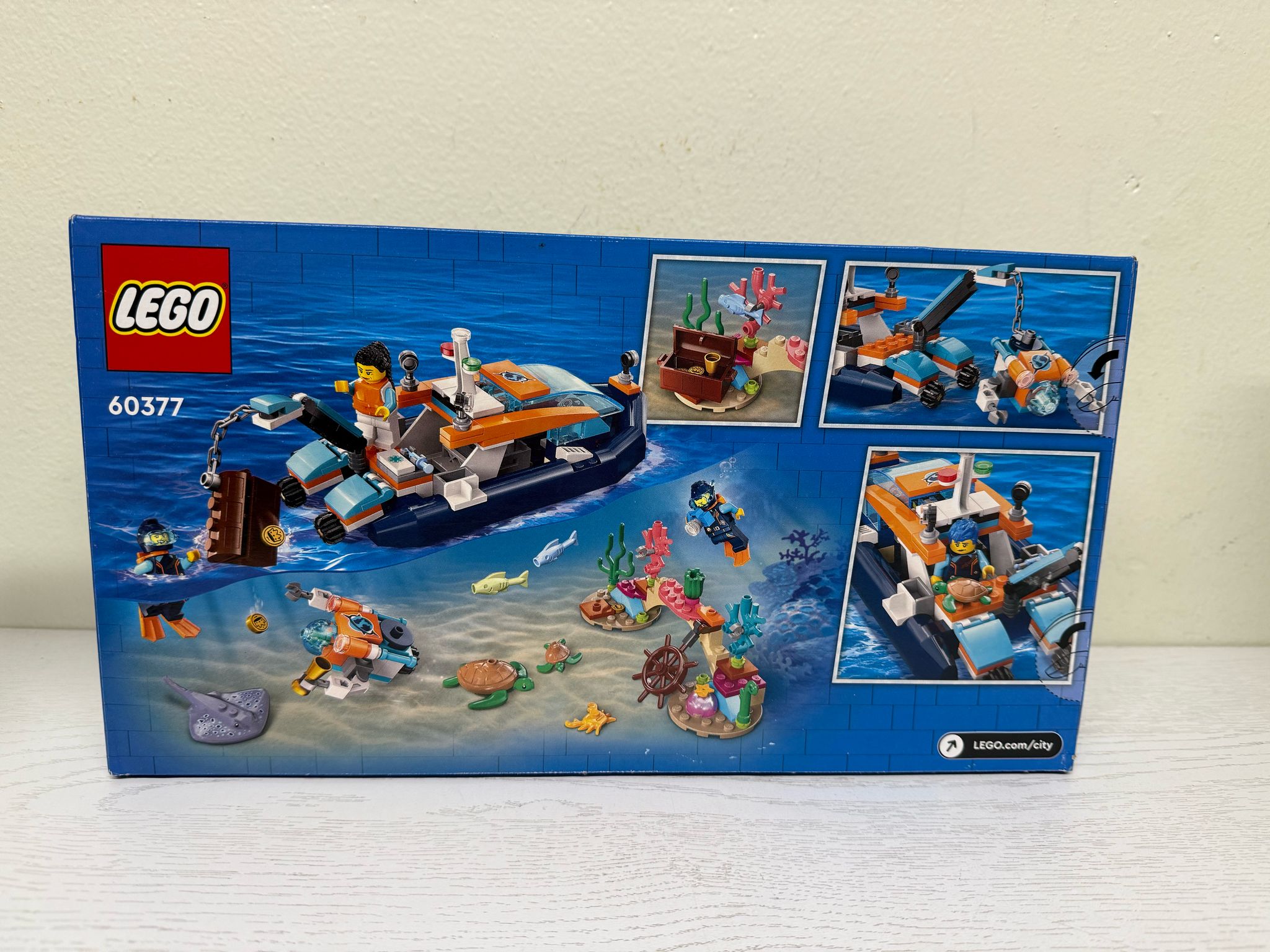 LEGO City Explorer Diving Boat (60377) (Brand New)