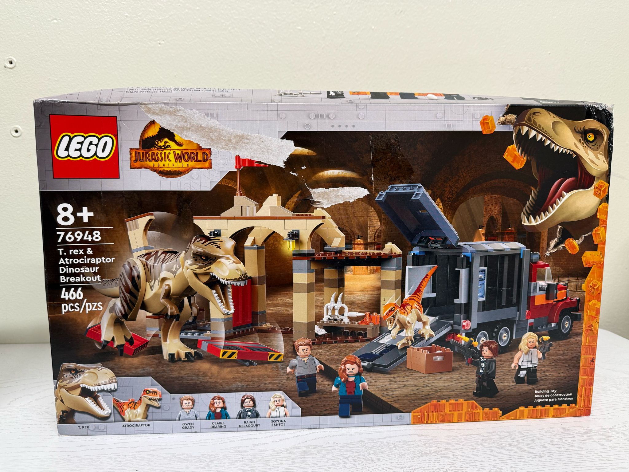 LEGO 76948 Jurassic World T. Rex &amp; Atrociraptor (Brand New)