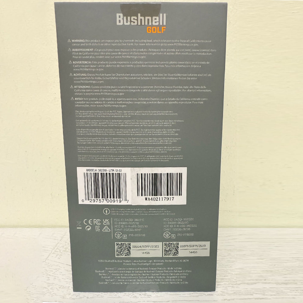 Bushnell Wingman View Golf GPS Speaker – Bluetooth Speaker with Audible GPS Distances, LCD Display, and Magnetic Cart Mount (Brand New)
