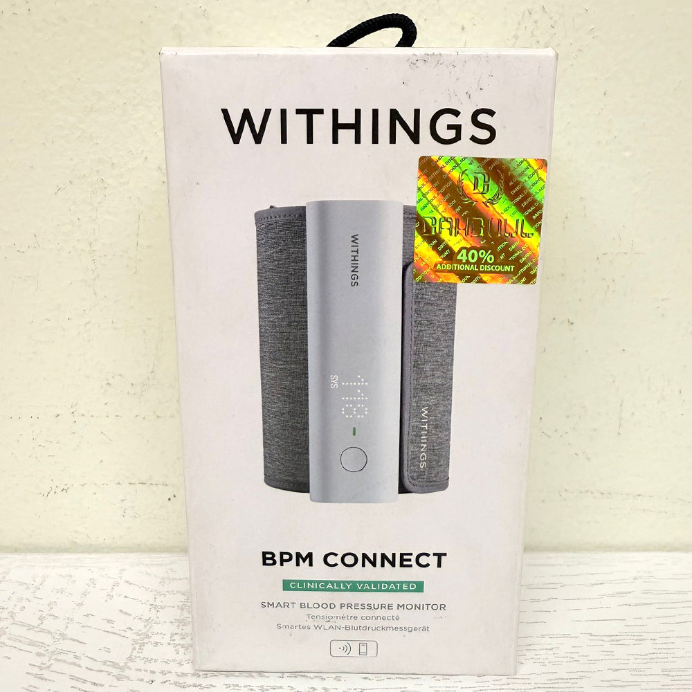 Withings BPM Connect – Smart Wi-Fi Blood Pressure Monitor and Heart Rate Cuff, FDA-Cleared, for iOS & Android (Brand New)
