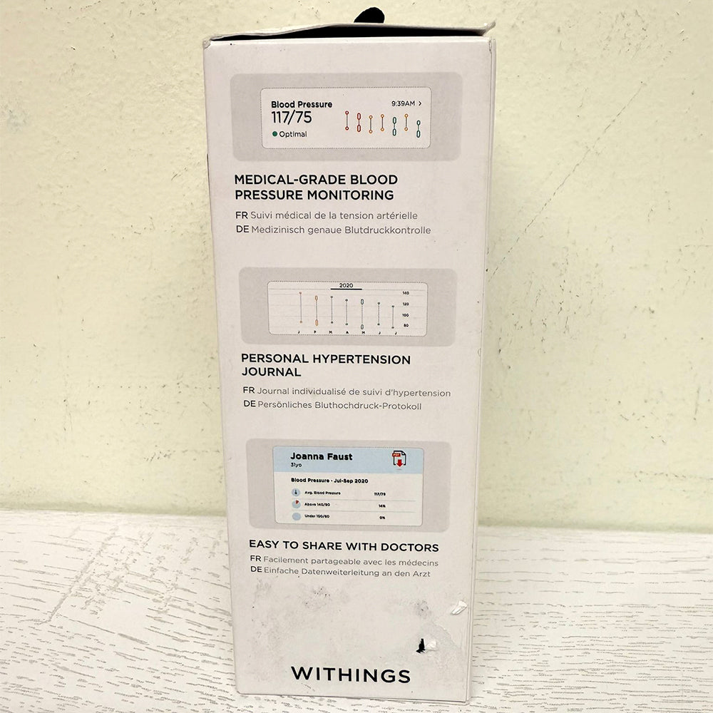 Withings BPM Connect – Smart Wi-Fi Blood Pressure Monitor and Heart Rate Cuff, FDA-Cleared, for iOS & Android (Brand New)