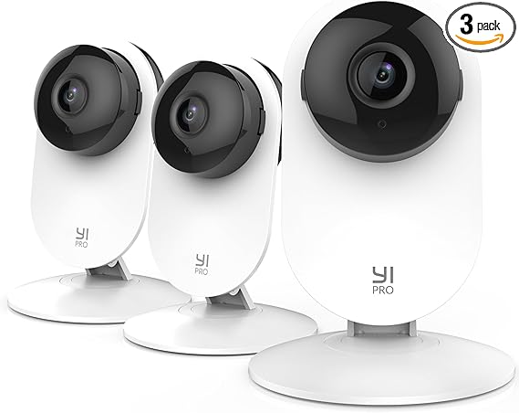 YI Pro 2K Home Security Camera Family Bundle (3-Pack)