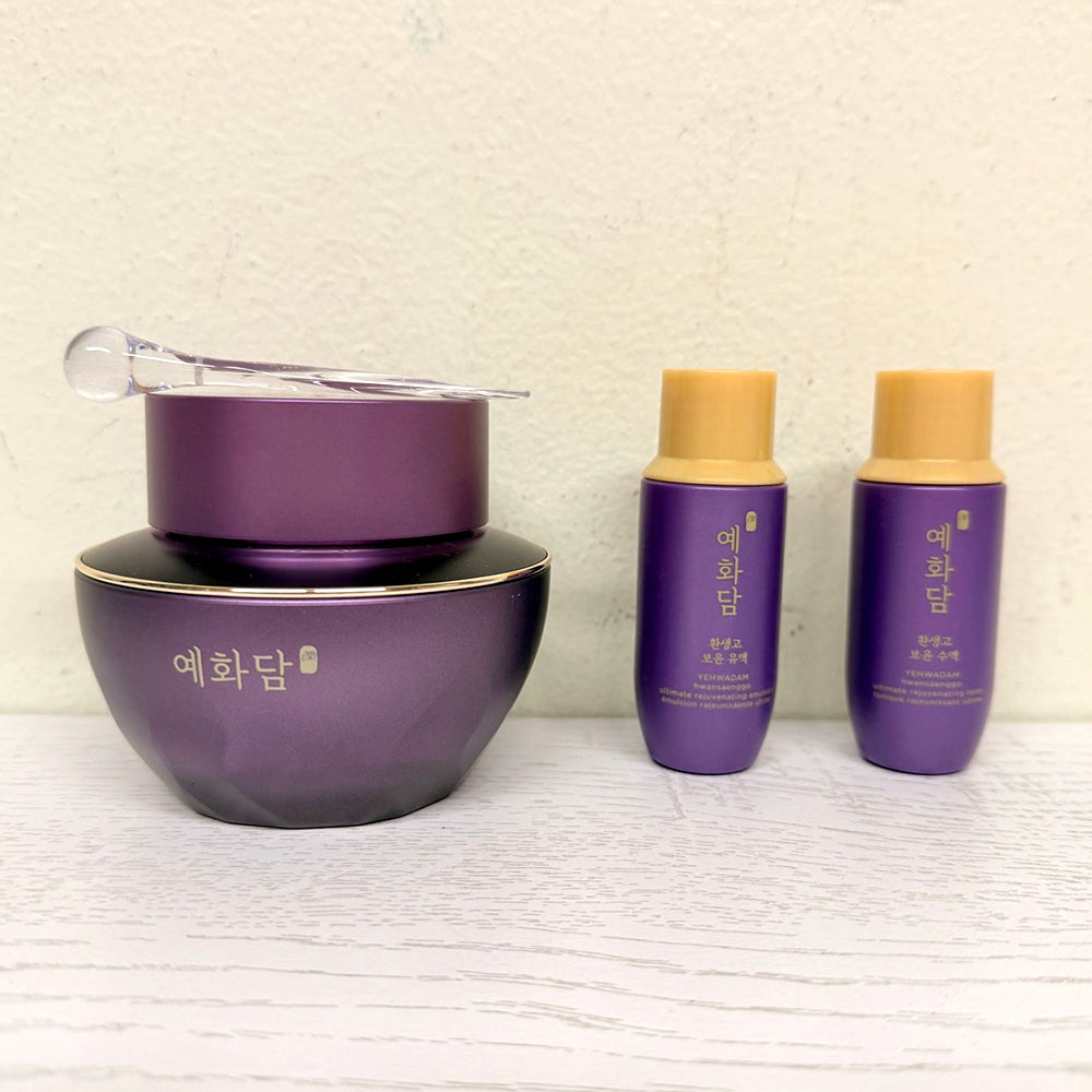 The Face Shop Yehwadam Hwansaenggo Ultimate Rejuvenating Cream Special Set – Anti-Aging Skincare Gift Box (Brand New)