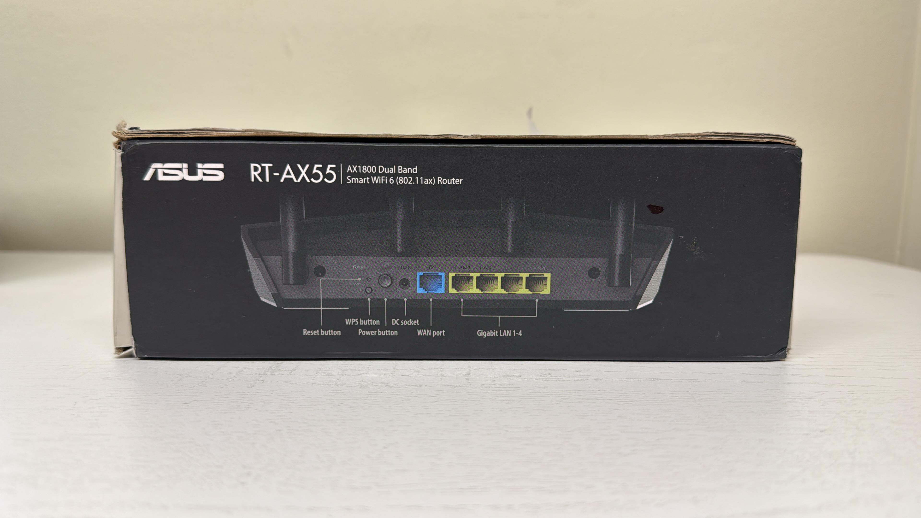 ASUS RT-AX55 AX1800 Dual Band WiFi 6 Gigabit Router (Lightly Used)