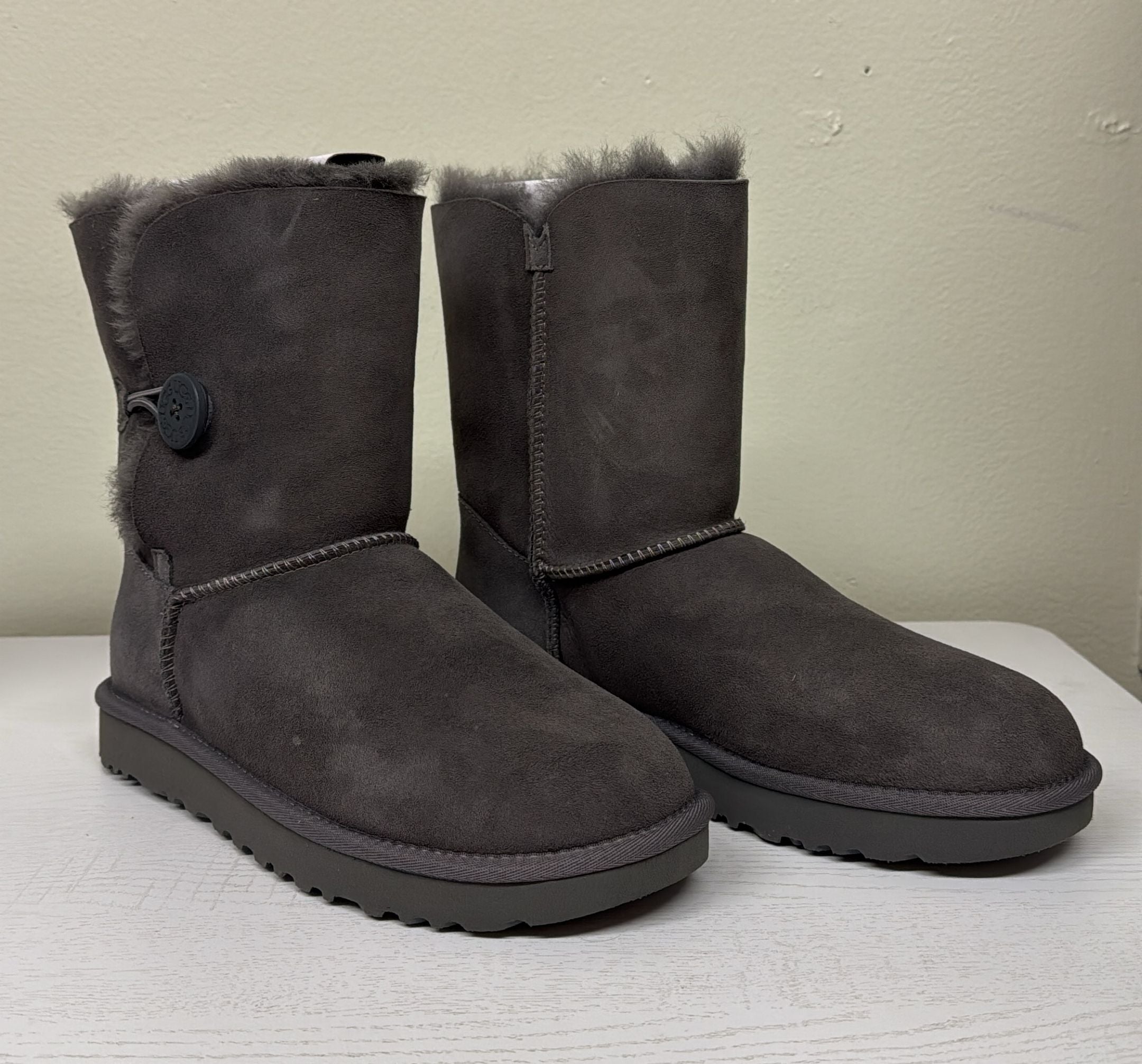 UGG Women's Bailey Button II Boot - Grey (Brand New)