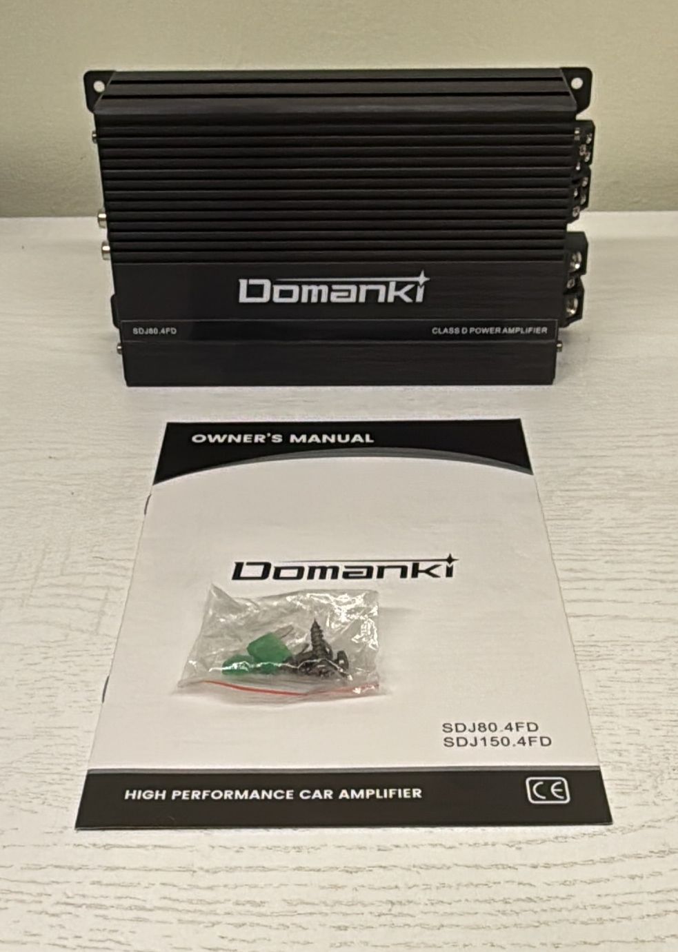 Domanki Car Audio Amplifier - 4 Channel  920 Watt RMS Class D Full Range Power Stereo Amplifier (Brand new)