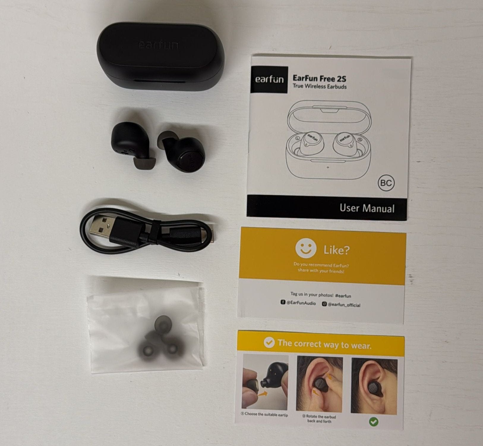 EarFun Free 2S Wireless Earbuds (Open Box)