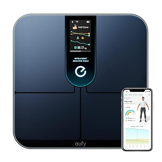 eufy by Anker Wi-Fi Fitness Tracking Smart Scale P3 – Advanced Body Analysis &amp; 3D Virtual Body Mode (Open Box)