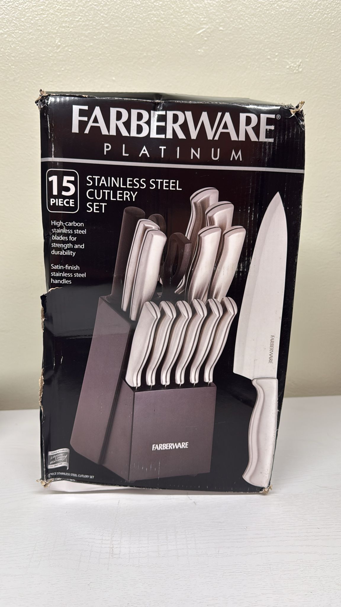 Farberware Platinum 15-Piece Cookware Set (Open Box)