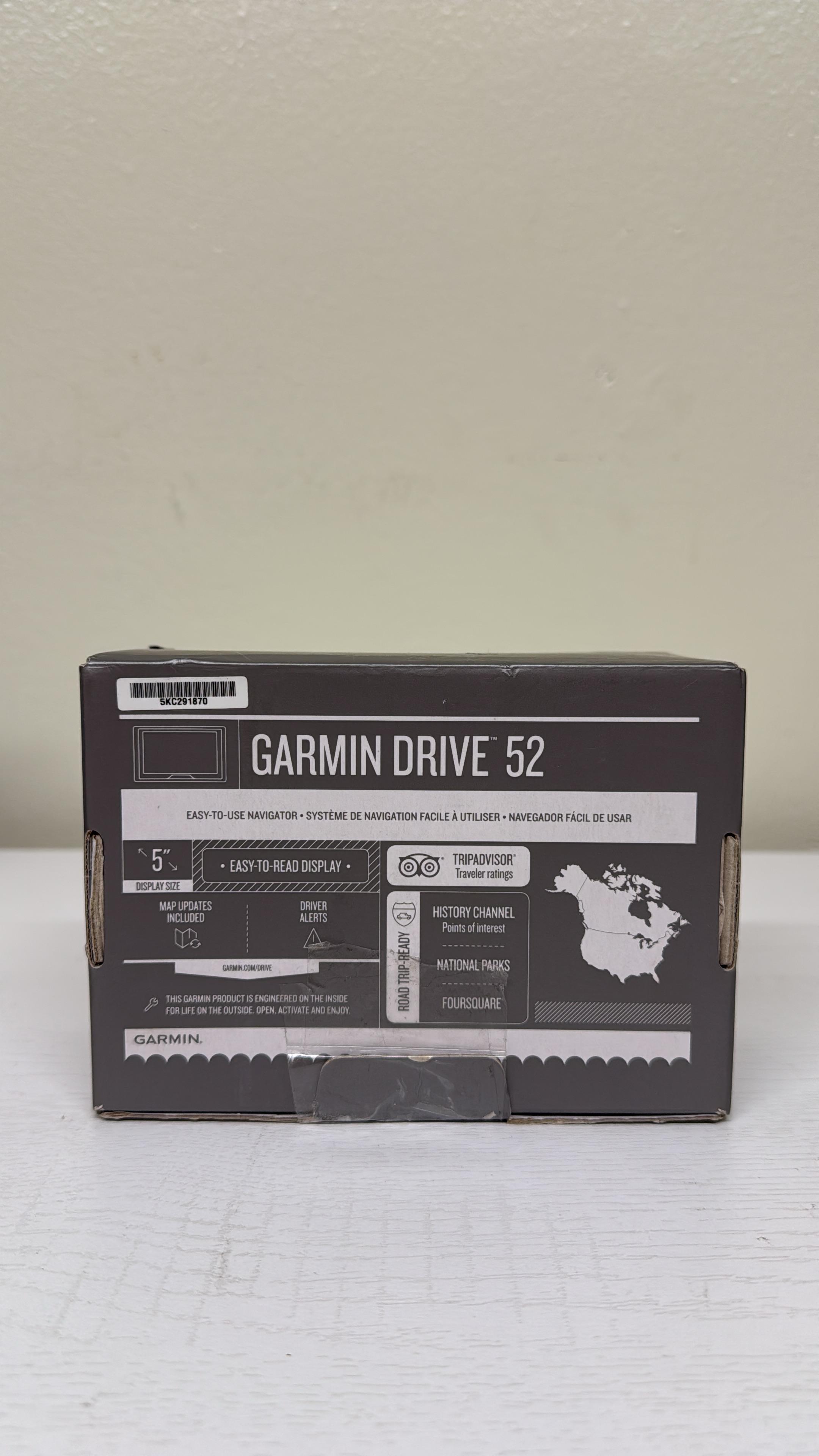 Garmin Drive 52 - GPS Navigator (Lightly Used)