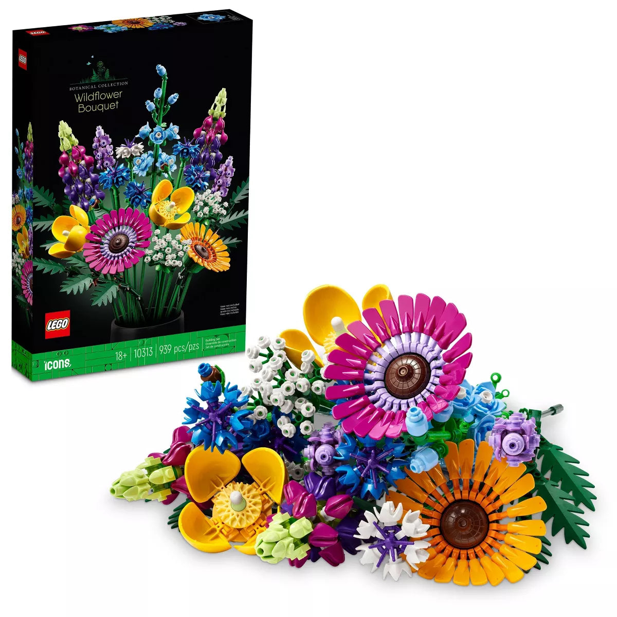 LEGO Icons Wildflower Bouquet (10313) (Open Box)