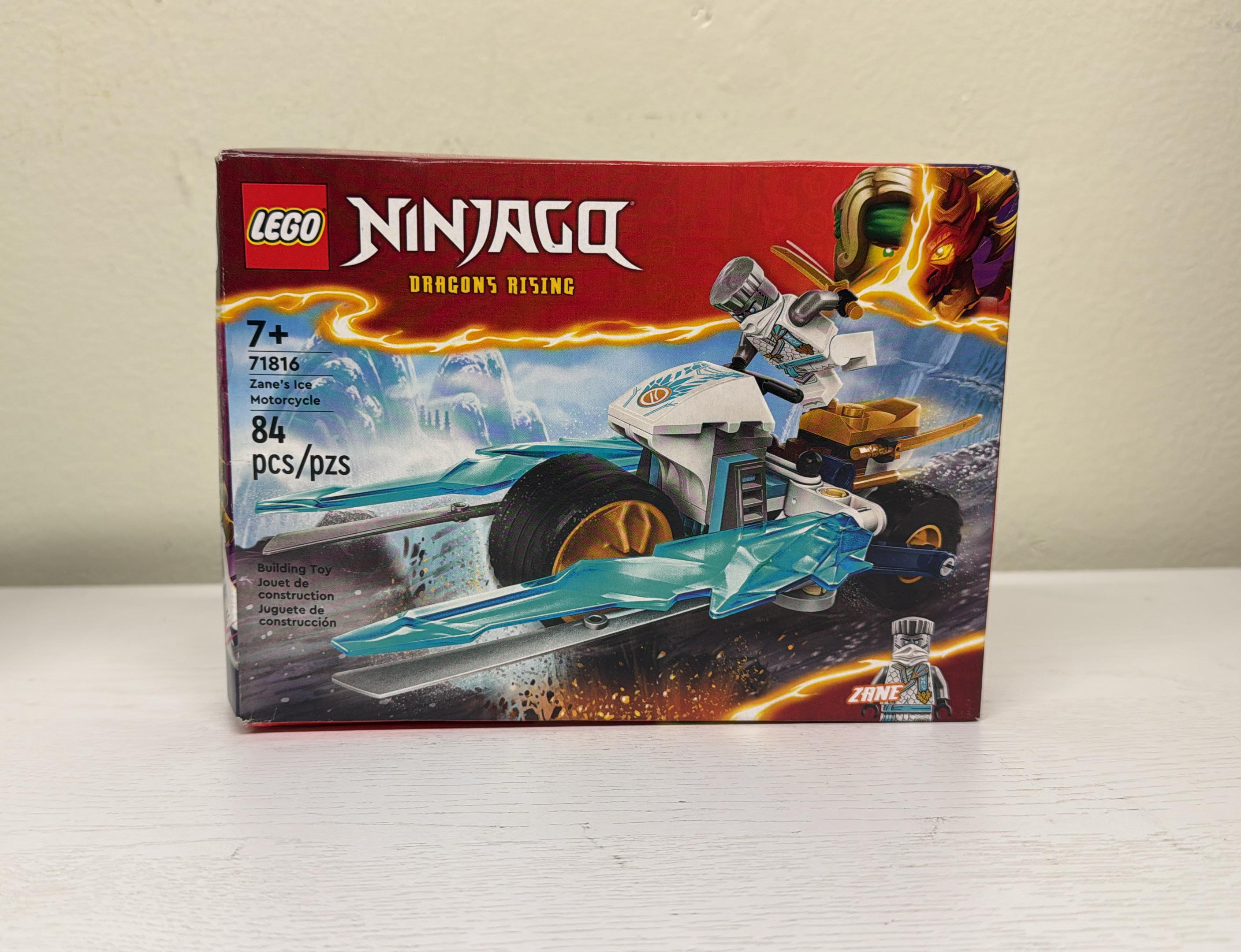 LEGO NINJAGO Zane's Ice Motorcycle Toy Set (71816) (Brand New)