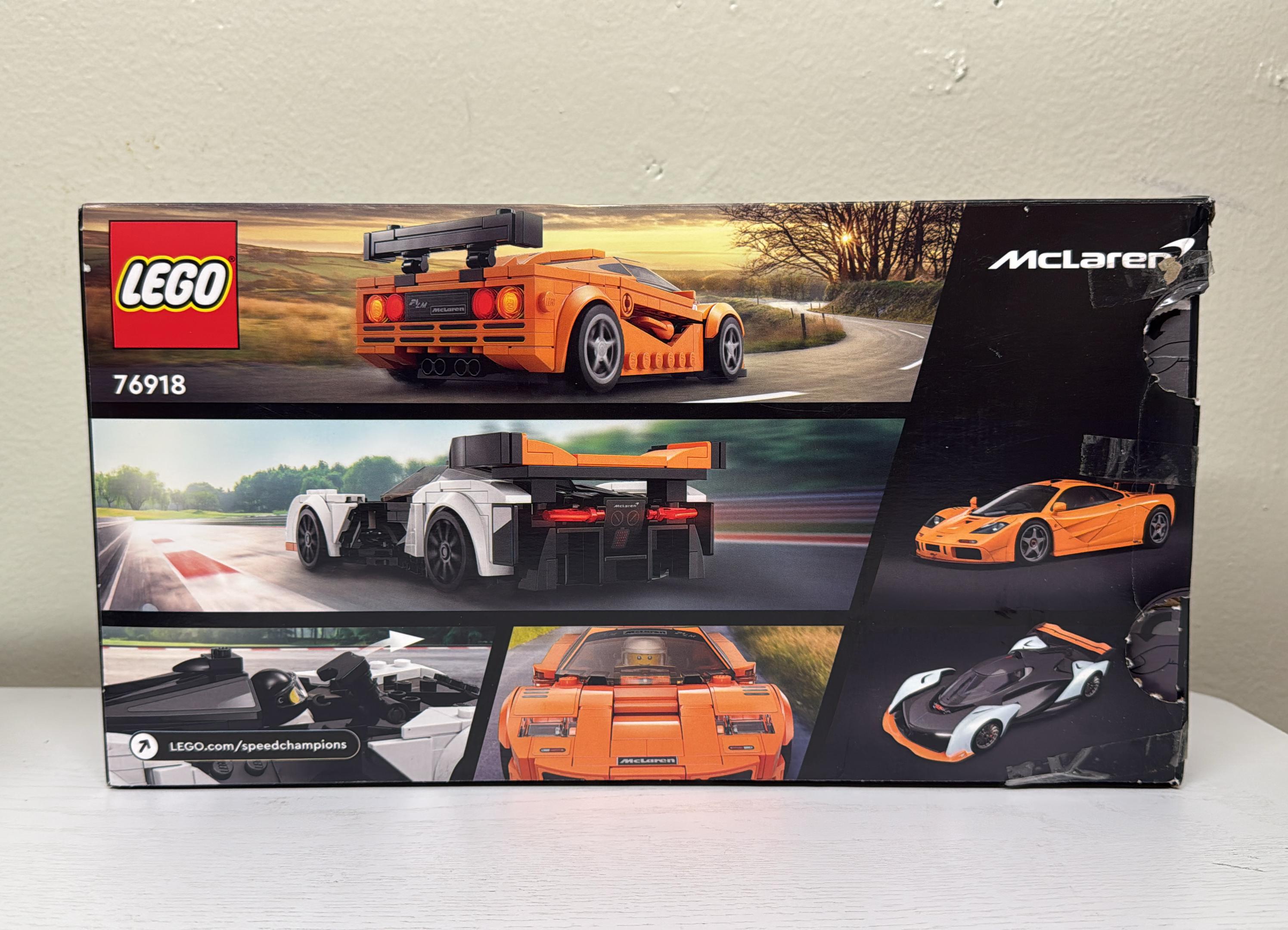 LEGO Speed Champions McLaren Solus GT &amp; McLaren F1 LM (76918) (Open Box)