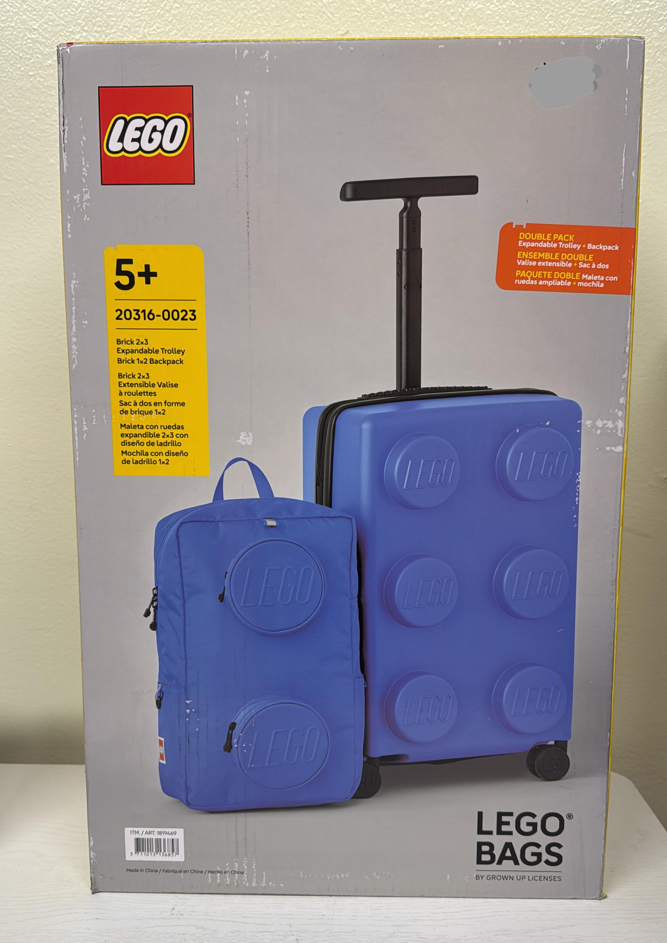 Lego Carry-on &amp; Backpack Luggage Set: Adventure Awaits! (Brand New)