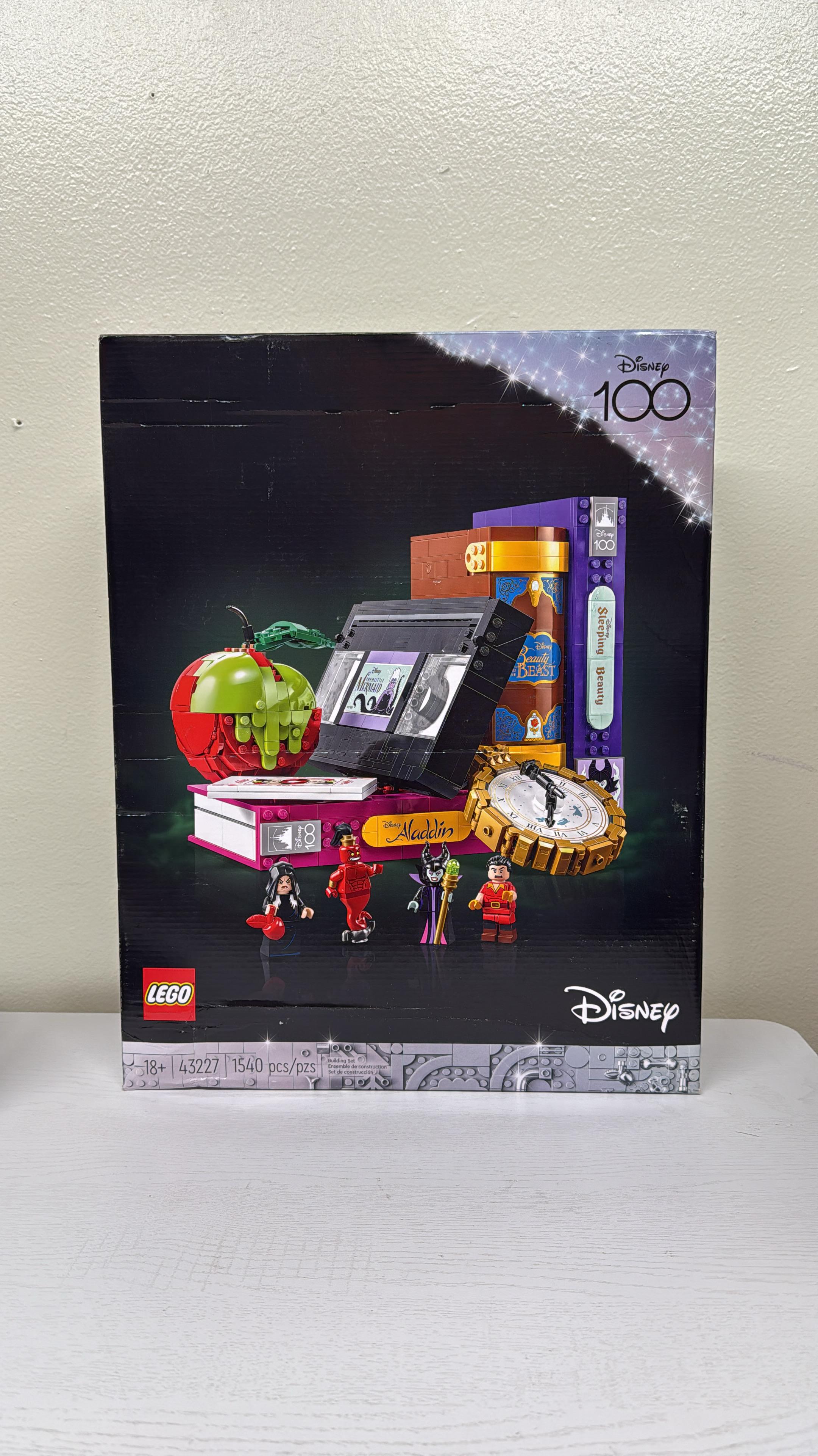 LEGO Disney Villain Icons for Disney 100th Anniversary Set 43227 (Brand New)