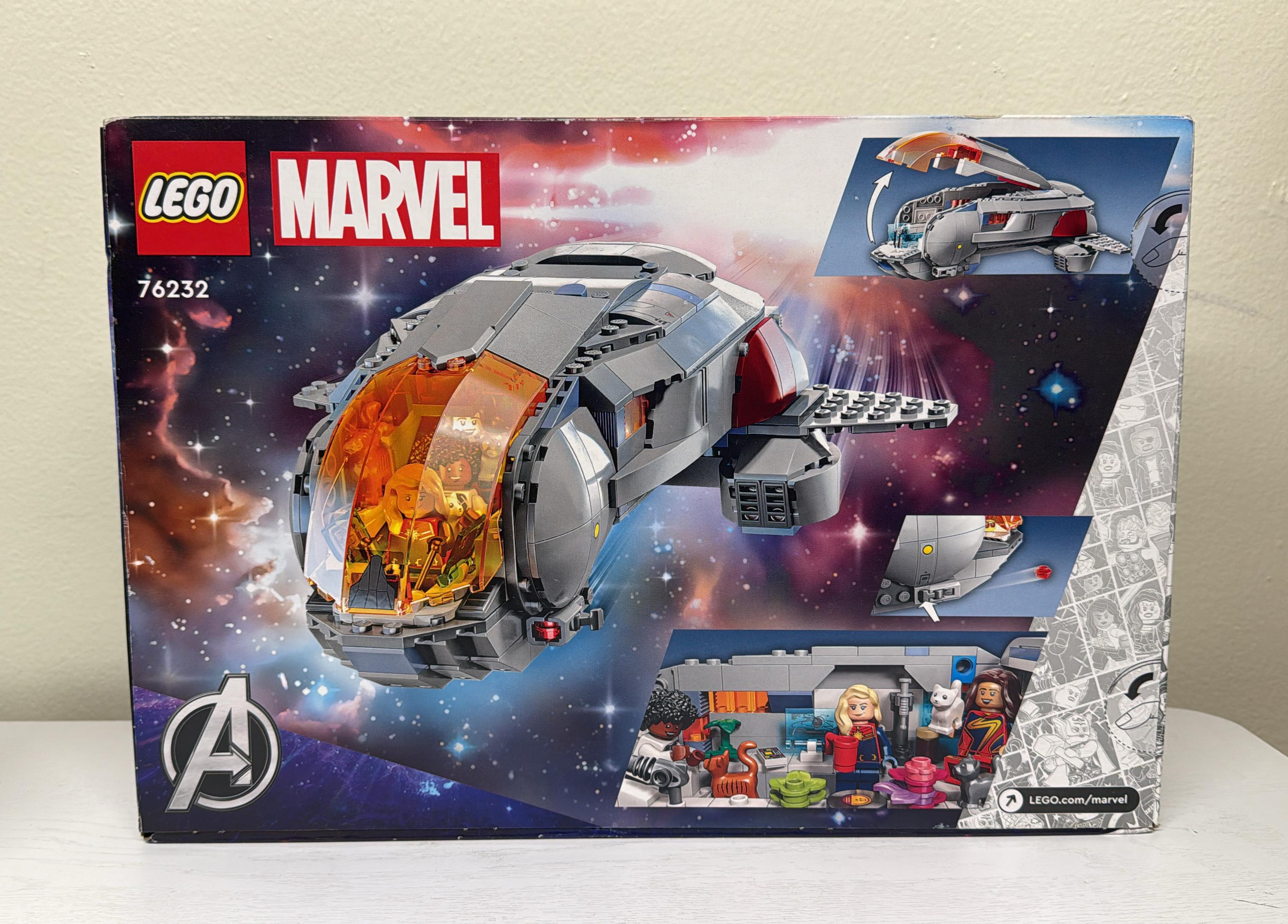 LEGO Marvel The Hoopty Super Hero Spaceship Building Toy Set 76232 (Brand New)