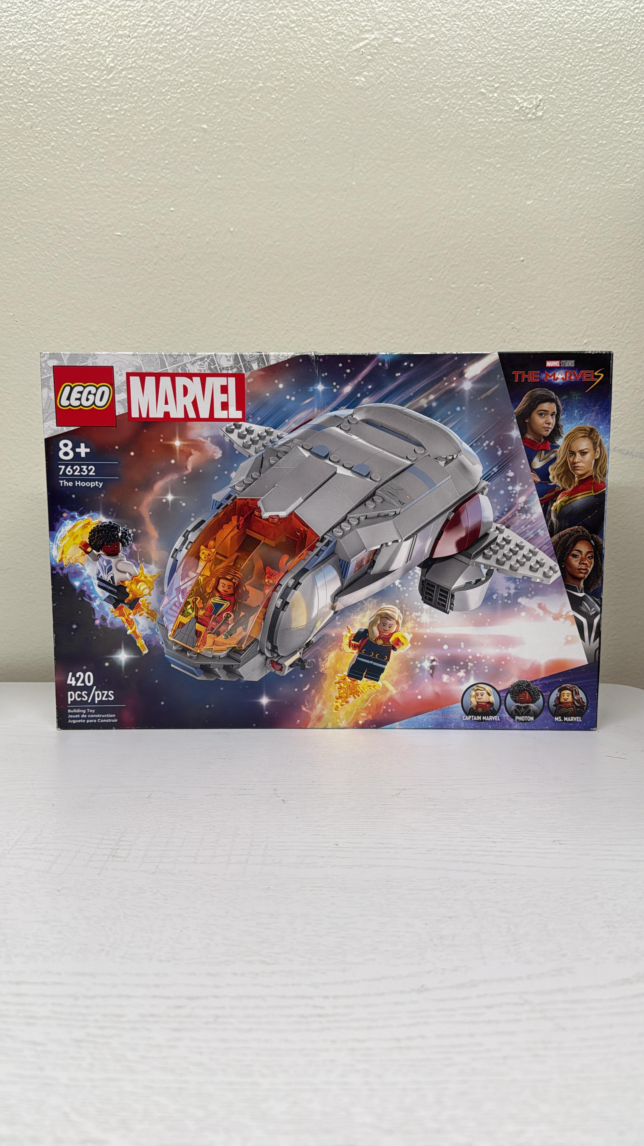 LEGO Marvel The Hoopty Super Hero Spaceship Building Toy Set 76232 (Brand New)